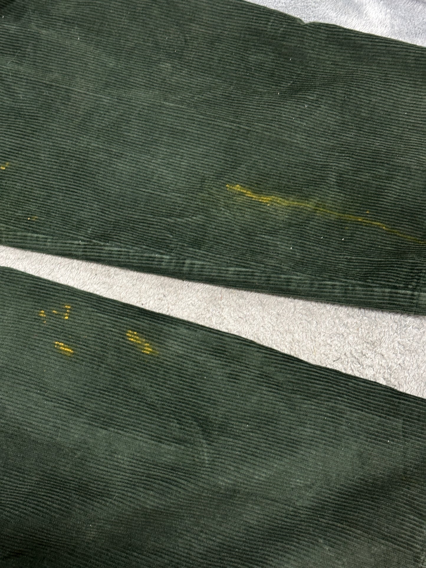 [36] 90s Armani Collezioni Green Corduroy Pants