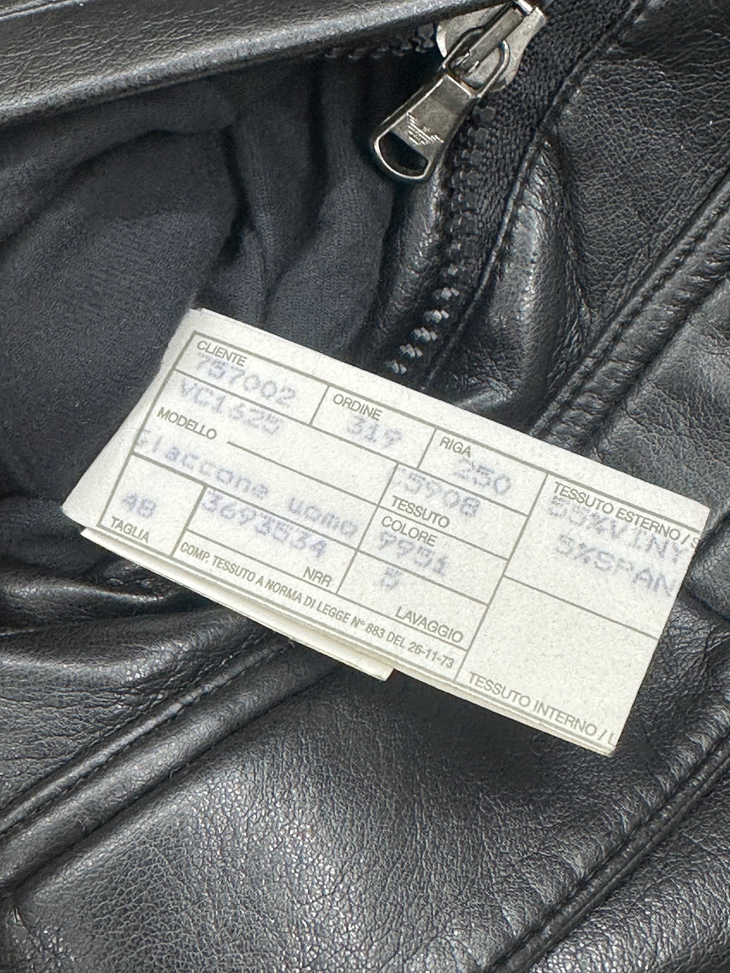 [48] FW2000 Emporio Armani Leather Anorak Jacket