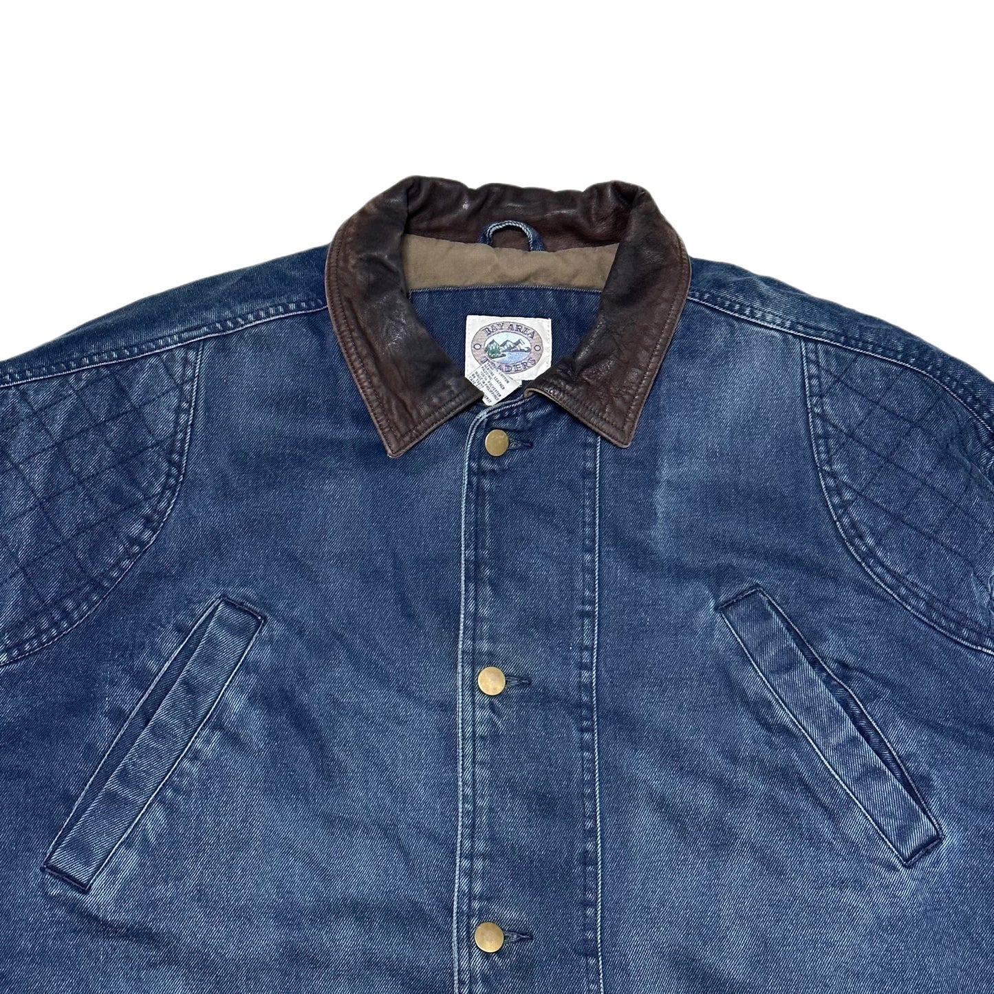 90s Bay Area Denim Chore Jacket L