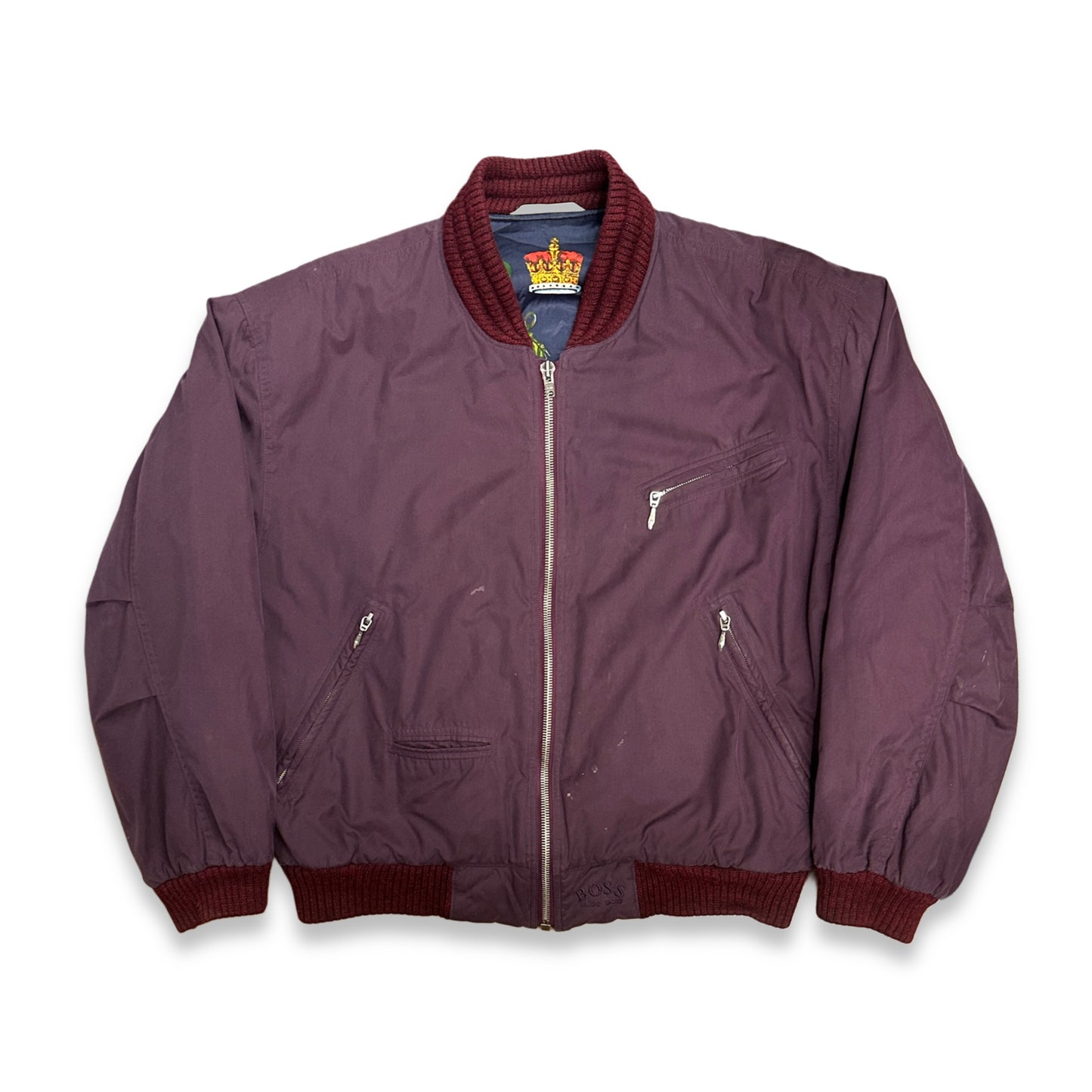 [XL] 80s HUGO BOSS Bomber Jacket