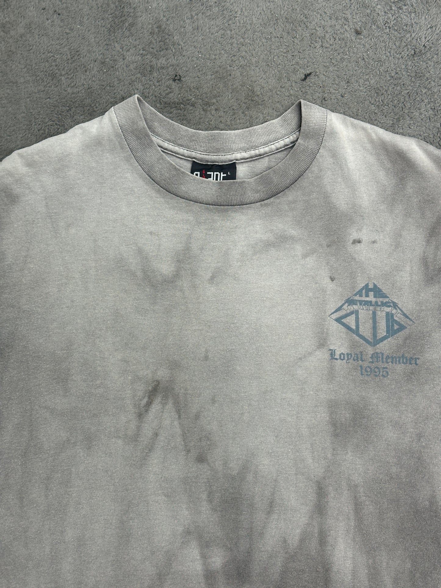 [L] 1995' Metallica Royal Member Faded Tee
