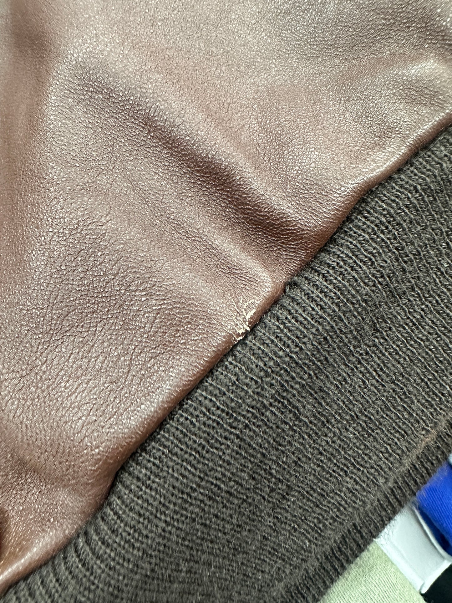 [52] 90s HUGO BOSS Leather Bomber Jacket