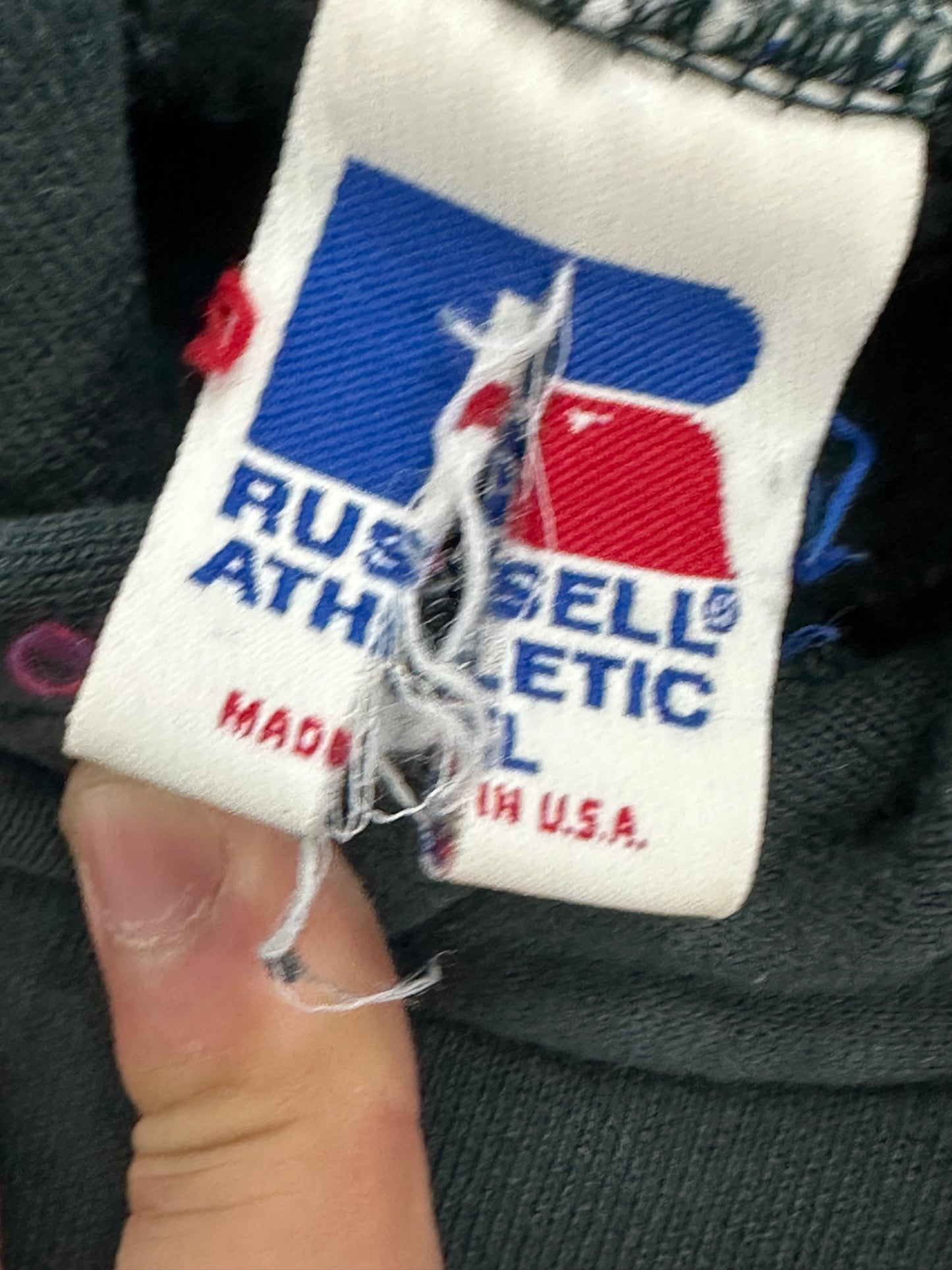 [XL] 90s Russell Khaki Hoodie