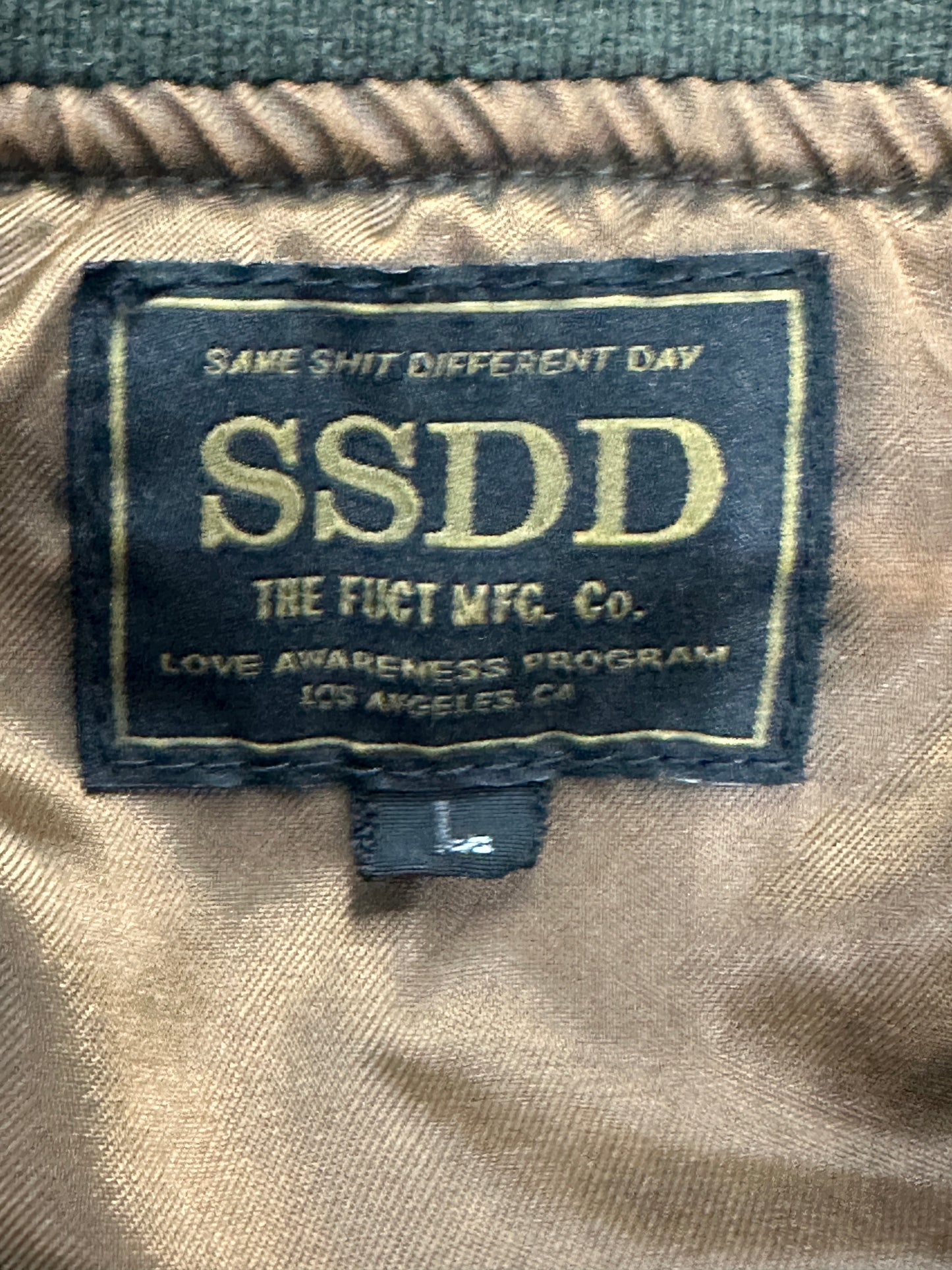 [L] FUCT SSDD Two Tone MA-1 Jacket