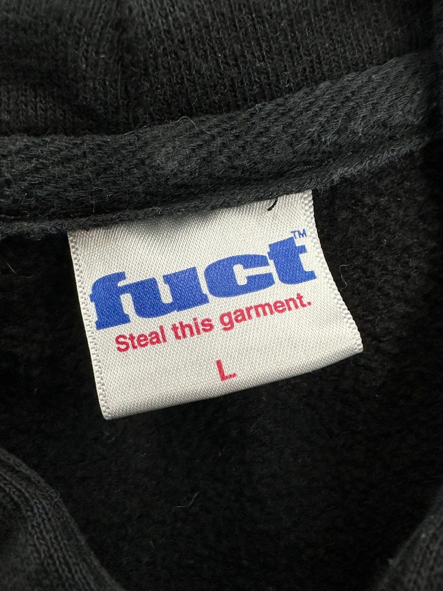 [L] 10s FUCT Circle Logo Hoodie