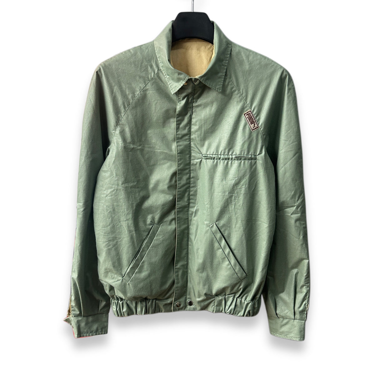 [48] 80s Puma Reversible Causal Jacket