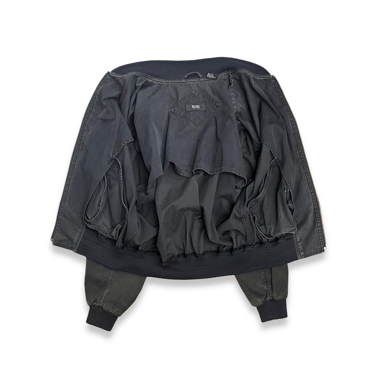 [XL] 90s Hugo Boss Faded Bomber Jacket