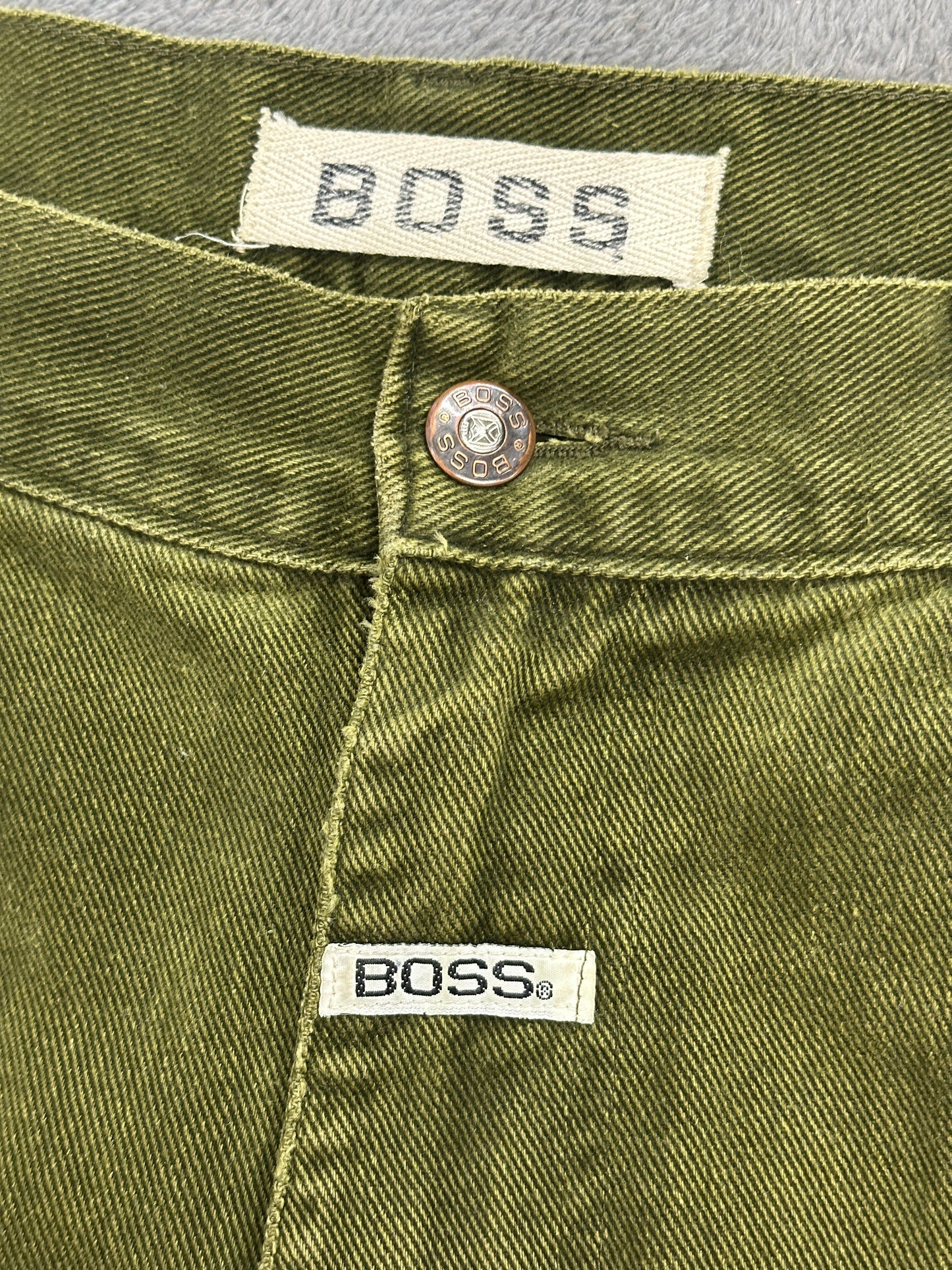 [36] 90s BOSS Faded Baggy Fit Denim Pants