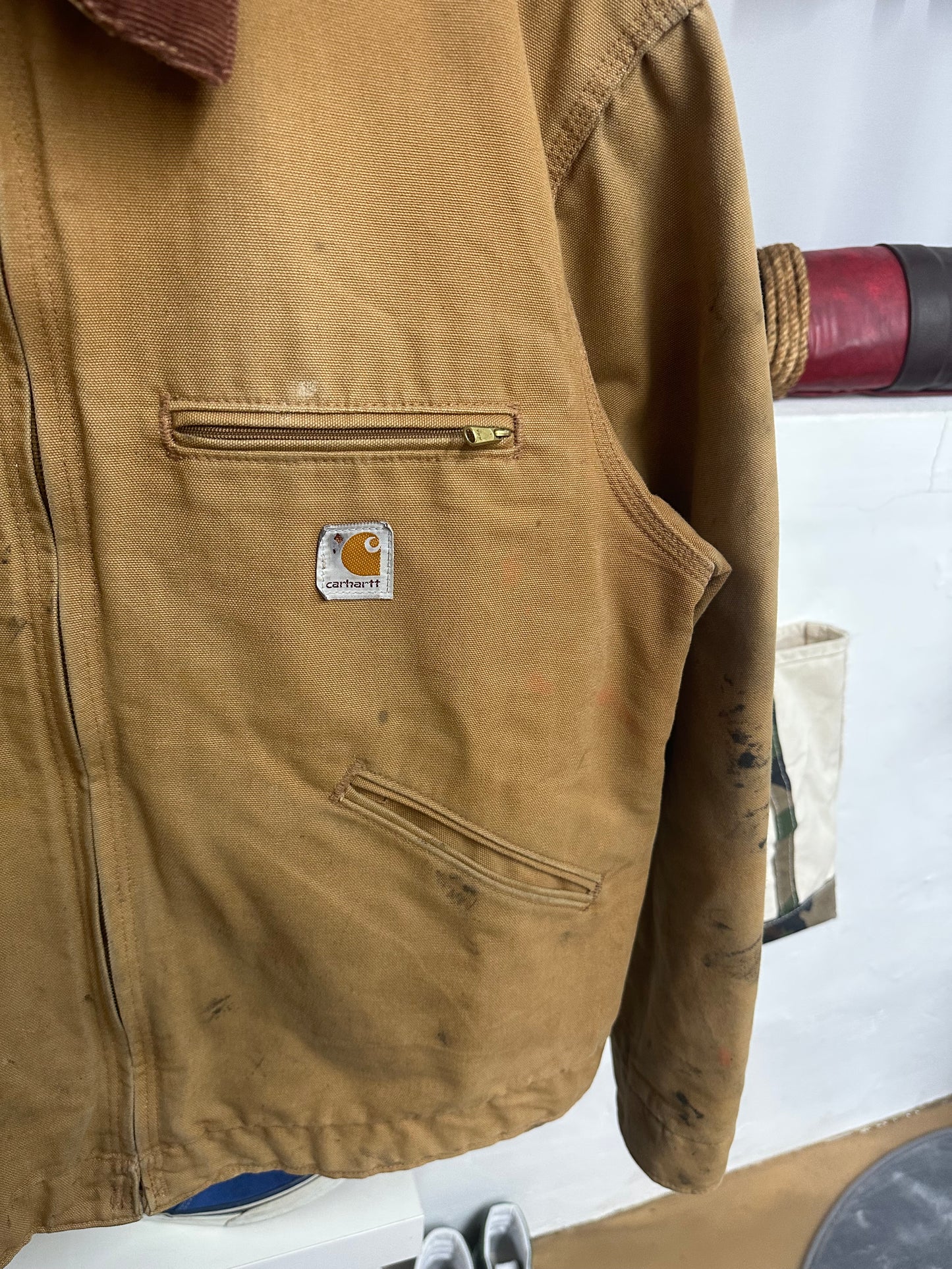 [L] Carhartt Detroit J01 BRN Jacket