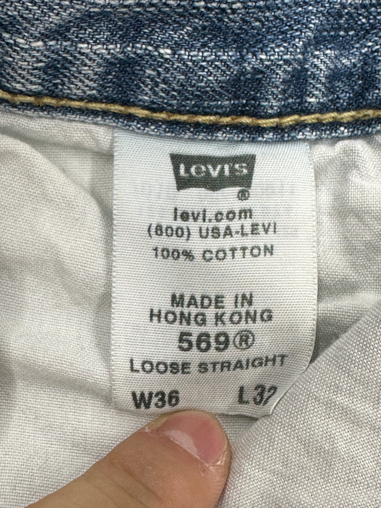 [38x32] 00s Levi's 569 Denim Pants