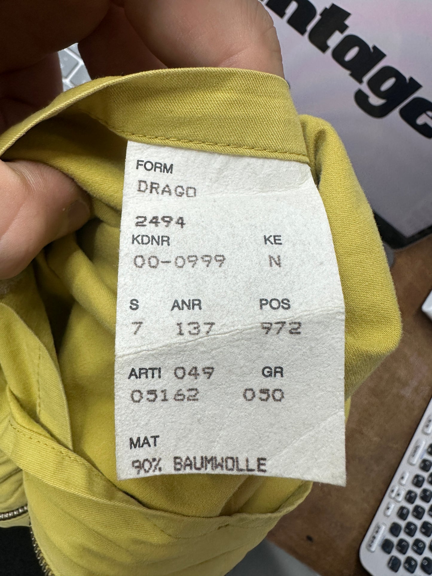 [L] 80s HUGO BOSS Faded Bomber Jacket