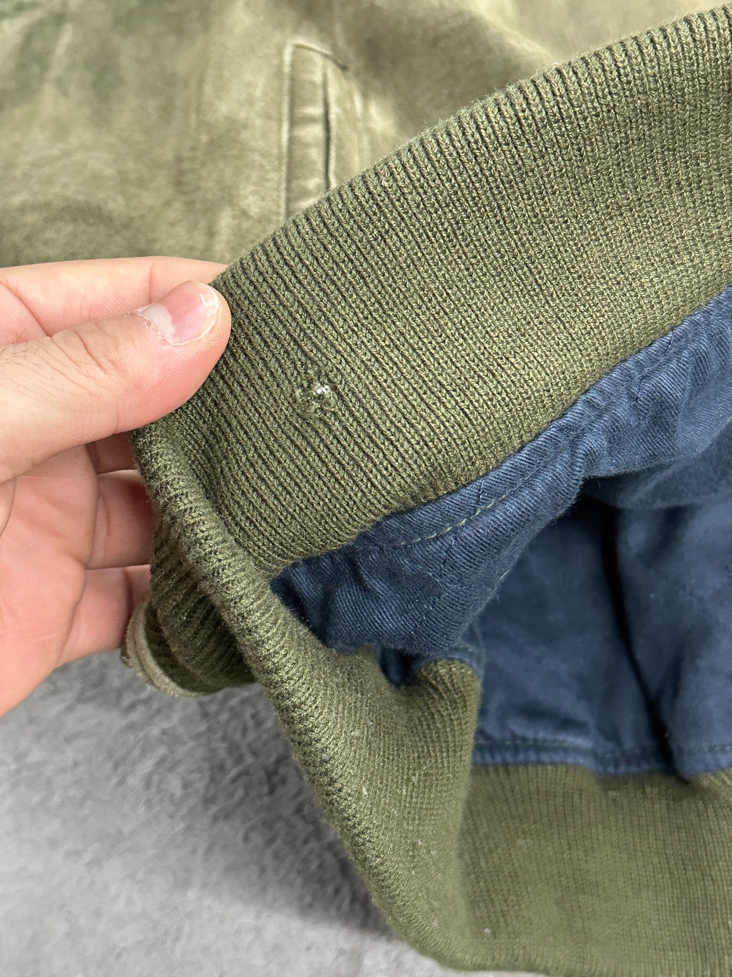 [XL] 90s GAP Olive Green Corduroy Bomber Jacket