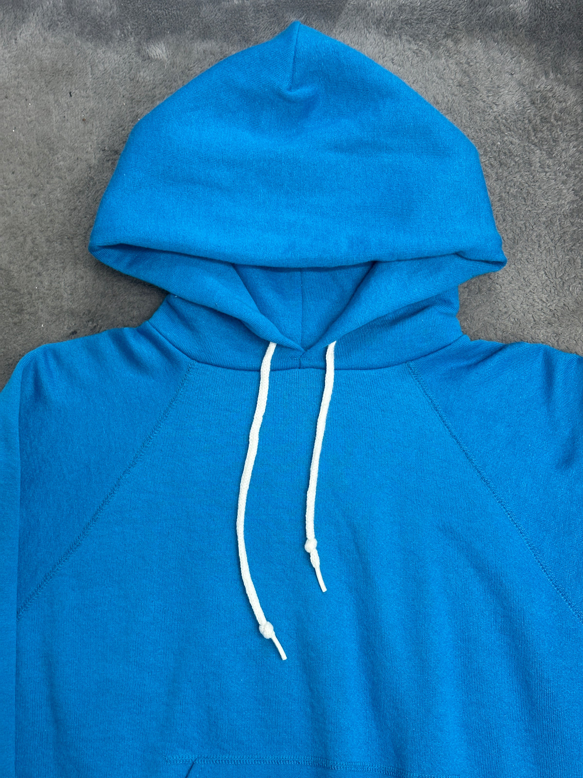 [L] 80s USA Vintage Hoodie Skyblue
