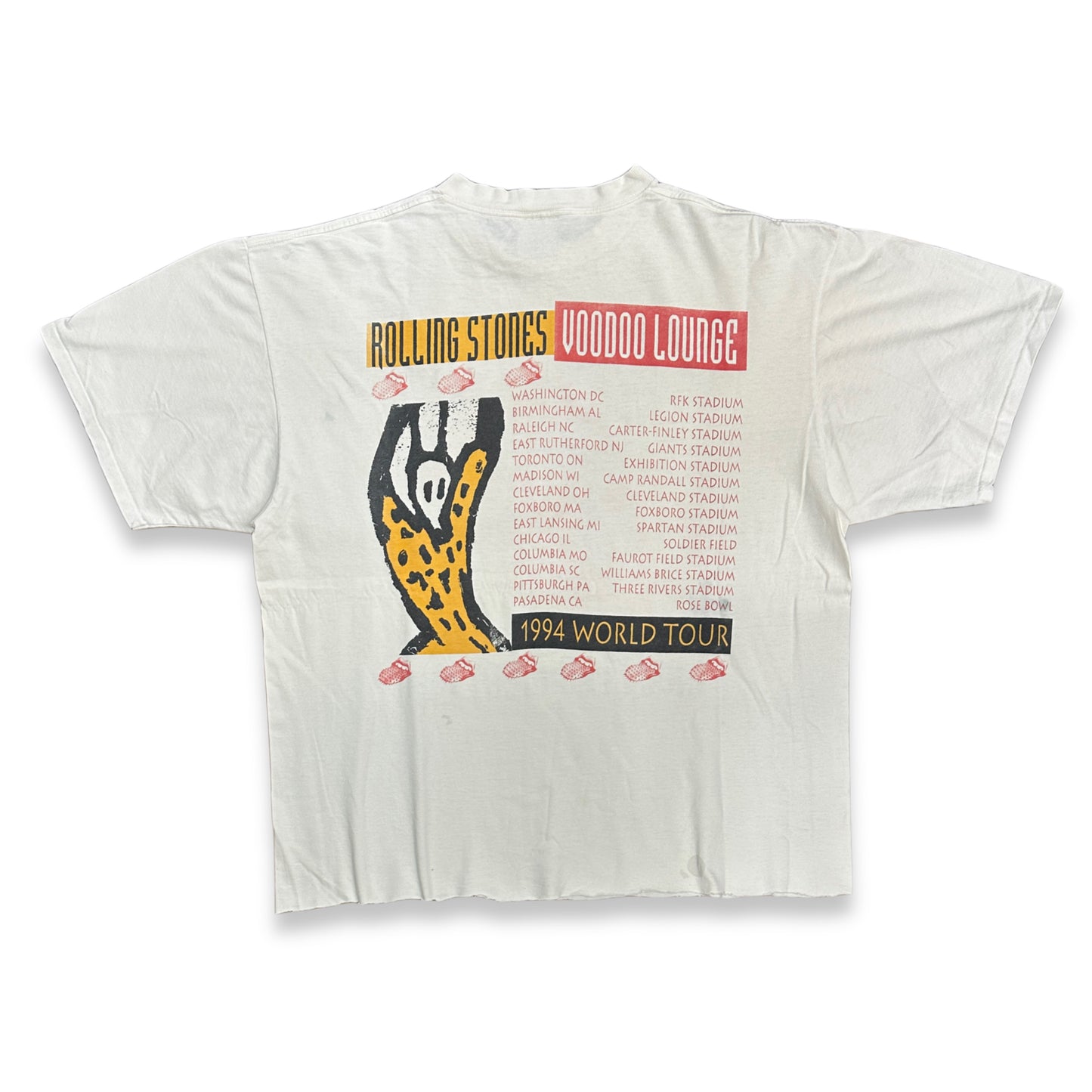 [XL] 1994' Rolling Stones Voodoo Lounge World Tour Tee