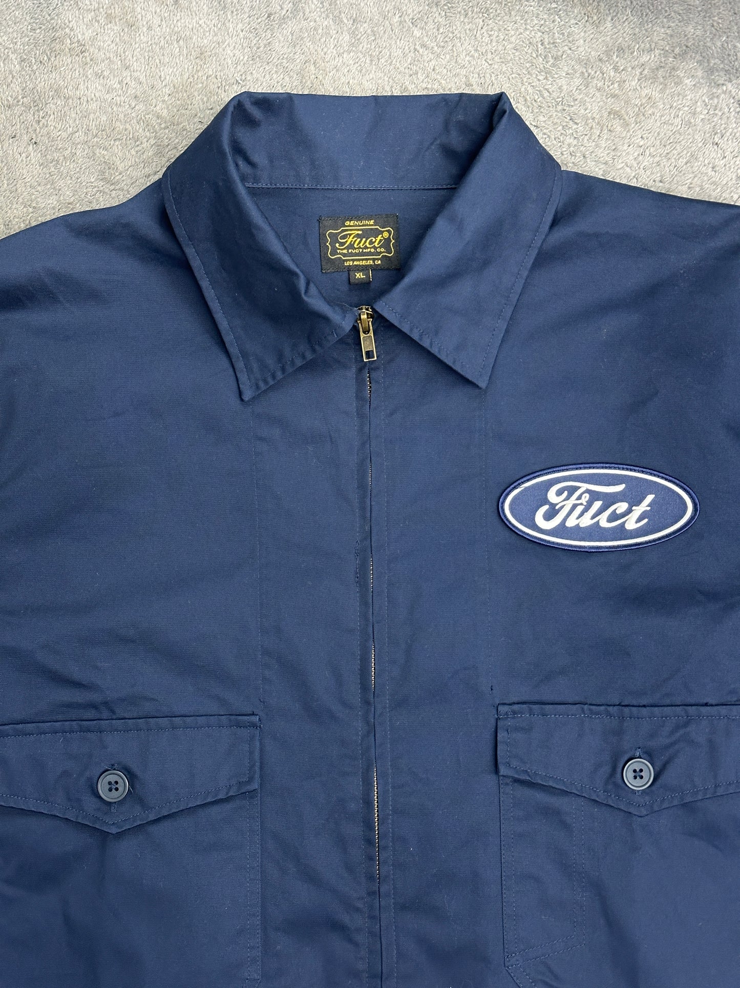 [XL] FUCT Mechanic Jacket Navy