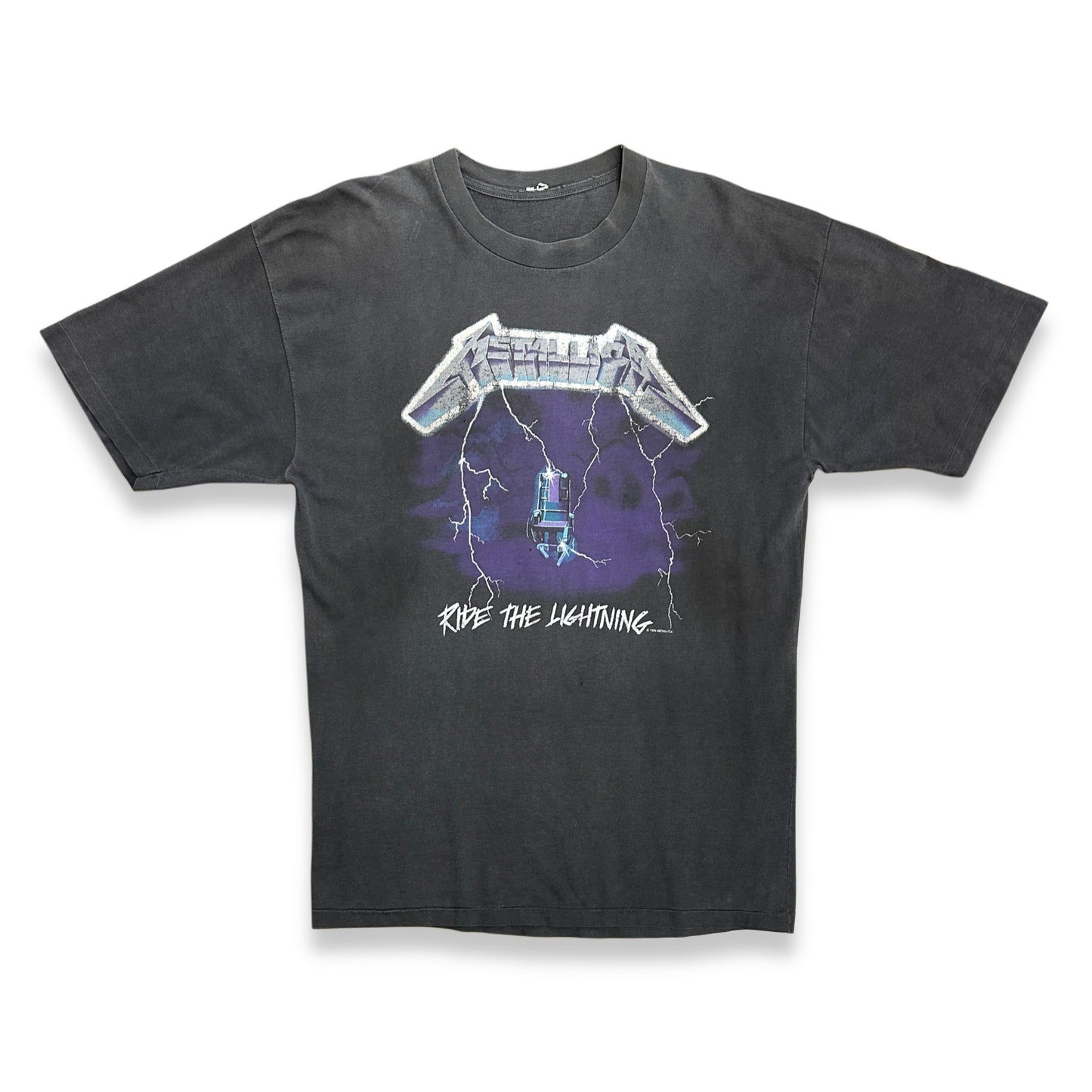[XL] 1989' Metallica 'Ride The Lightning' Tee