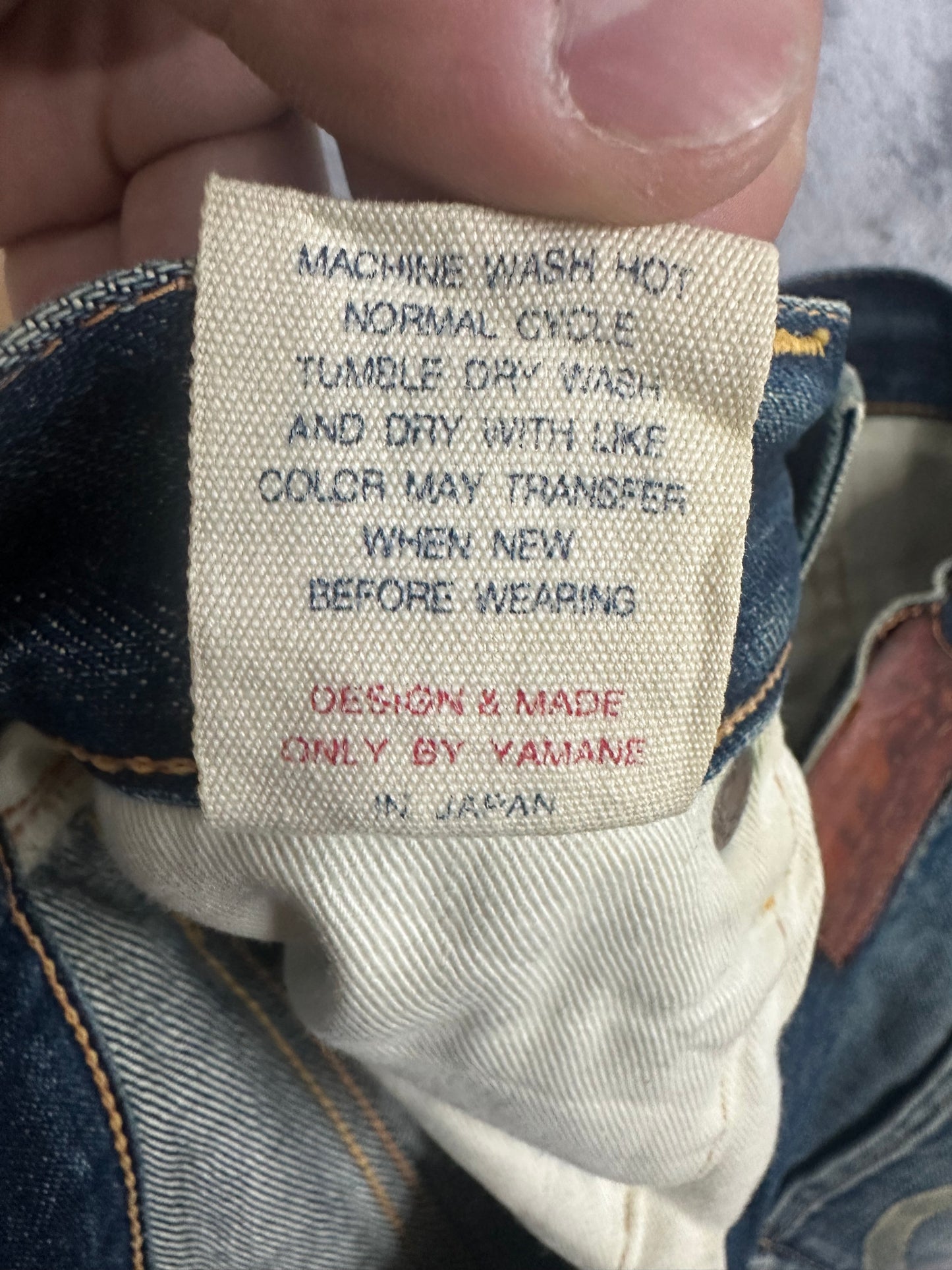 [33x35] 00s Evisu Selvedge Denim Pants