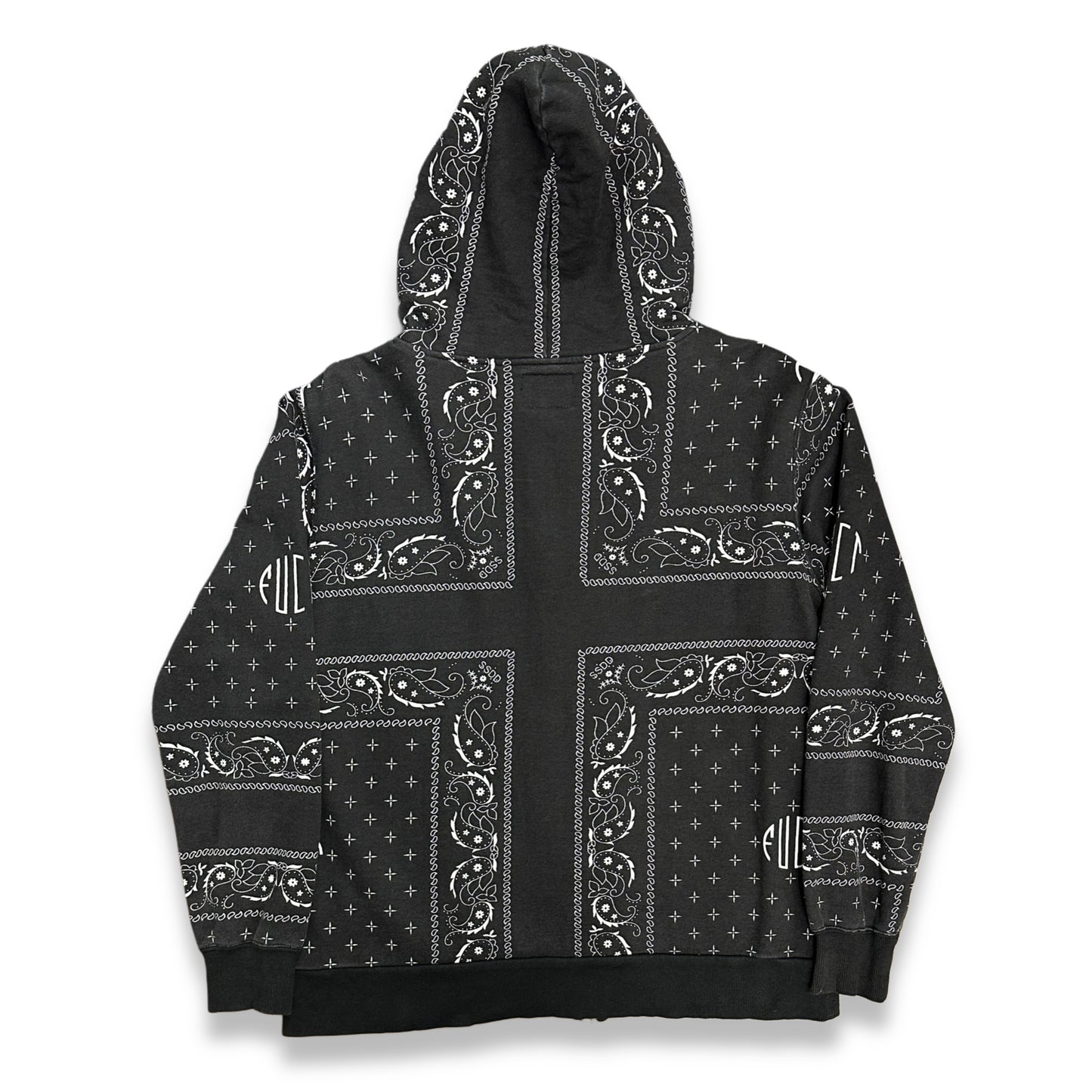 [L] FUCT SSDD Paisley Hood Zip-up