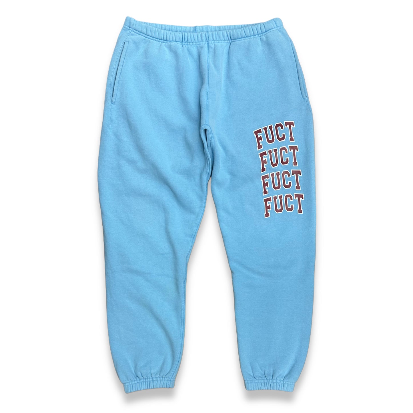 [L] FUCT Sky blue SweatPants