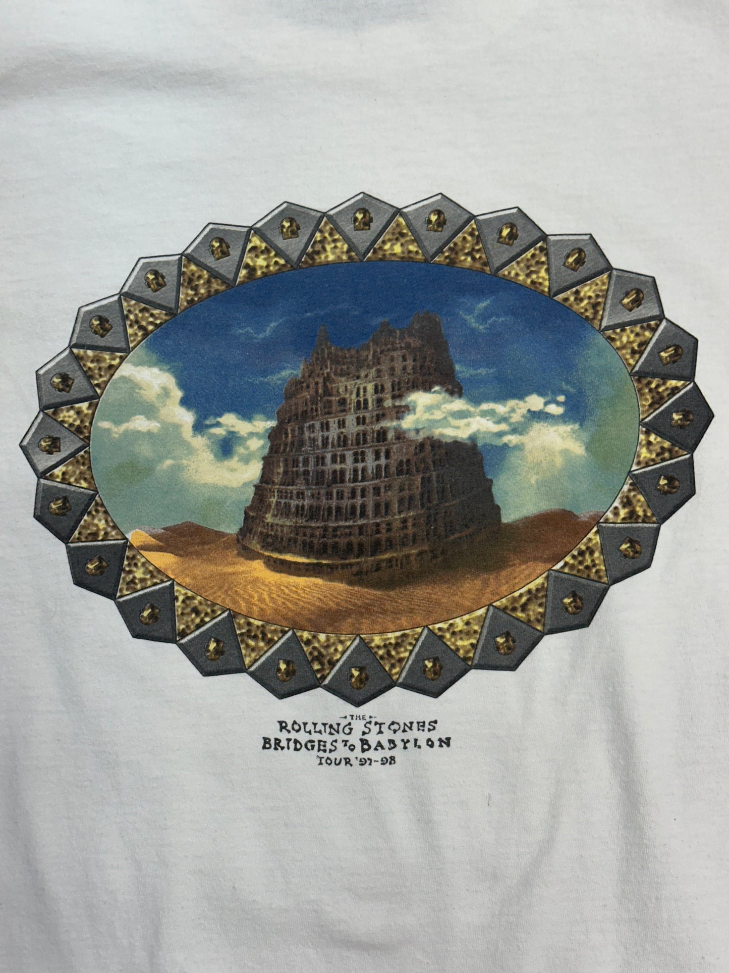 [XL] 1997' Rolling stones 'Road to Babylon' Tour Tee