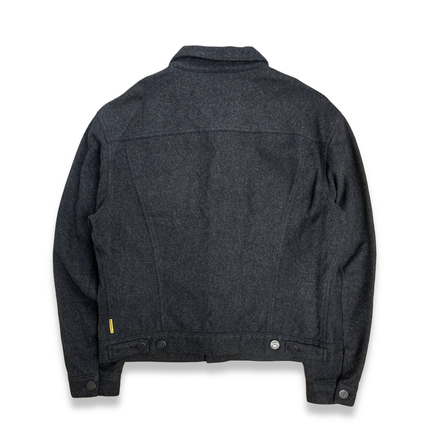 [XL] 90s Armani Jeans Wool Trucker Jacket