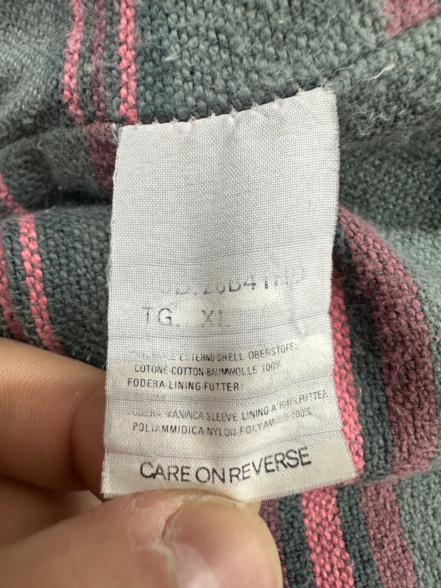 [XL] 90s Armani Jeans Contrast Denim Jacket