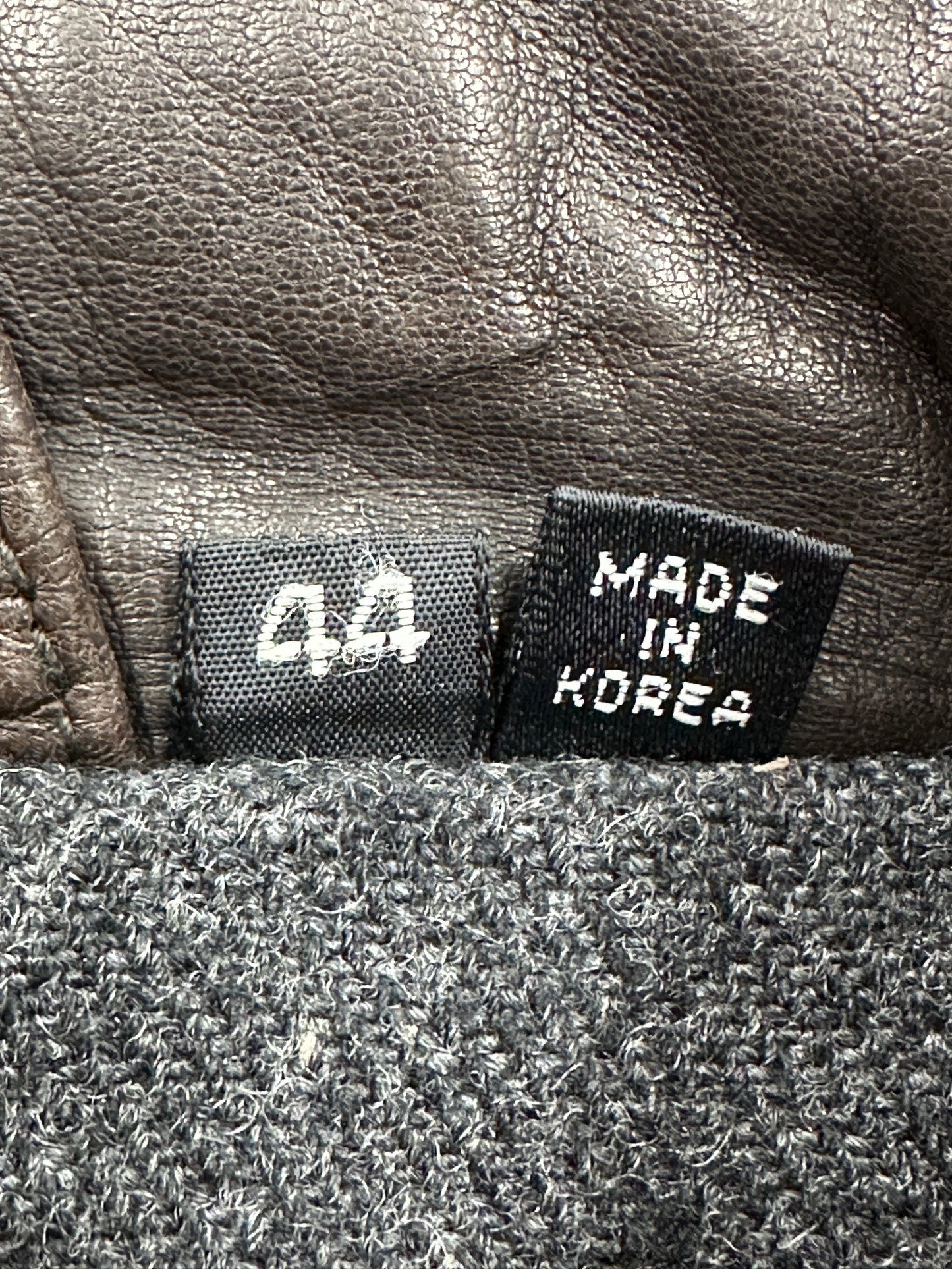 [44] 90s HUGO BOSS Aviator Leather Jacket
