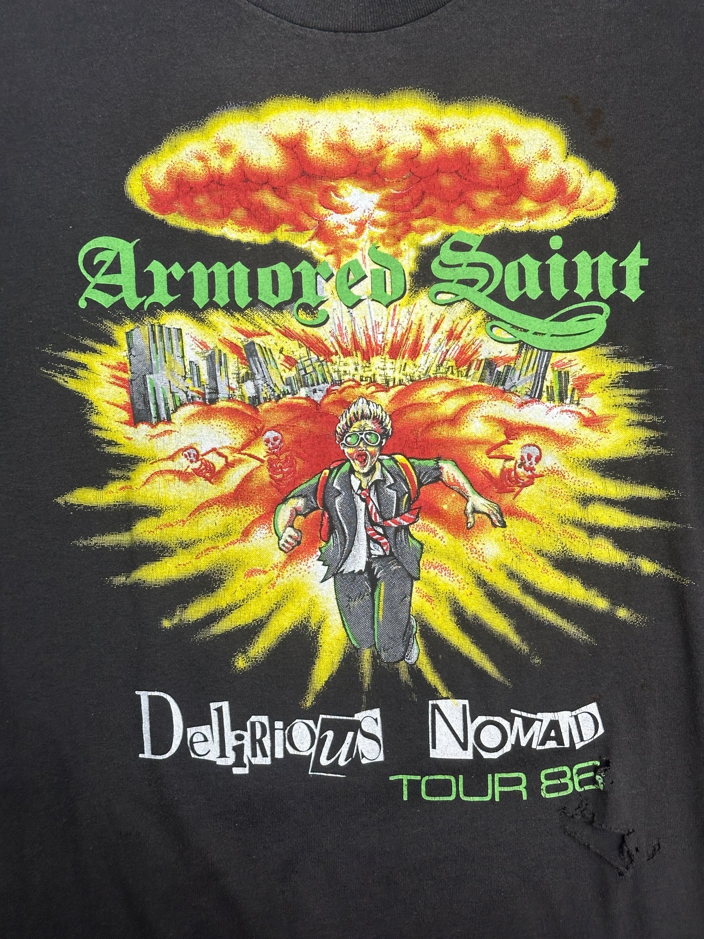 [XL] 1987' Armored Saint 'Delirious Nomad' Album Tour Tee
