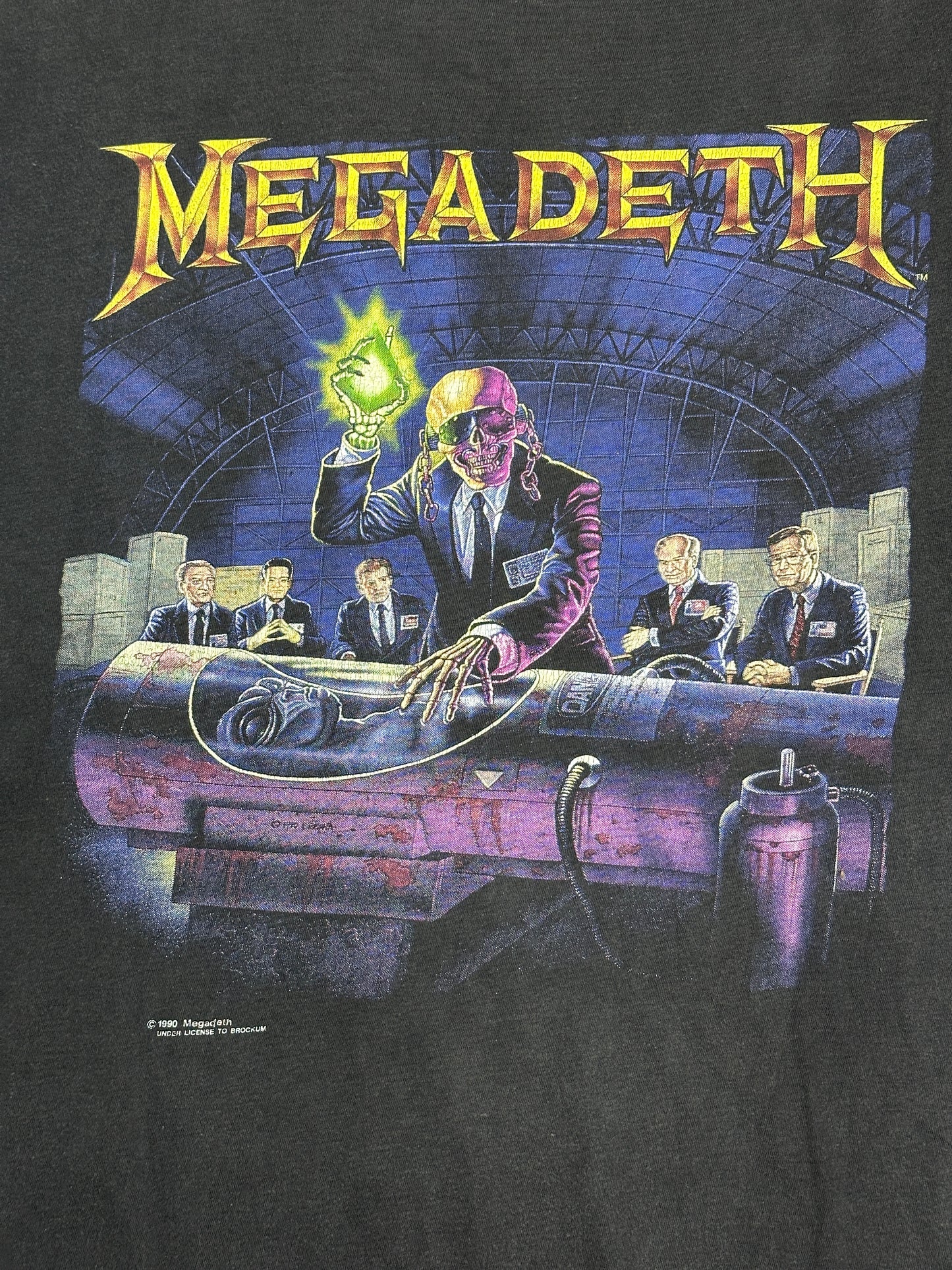 [XL] 1991' Megadeth Rust in Peace Album promo Tee