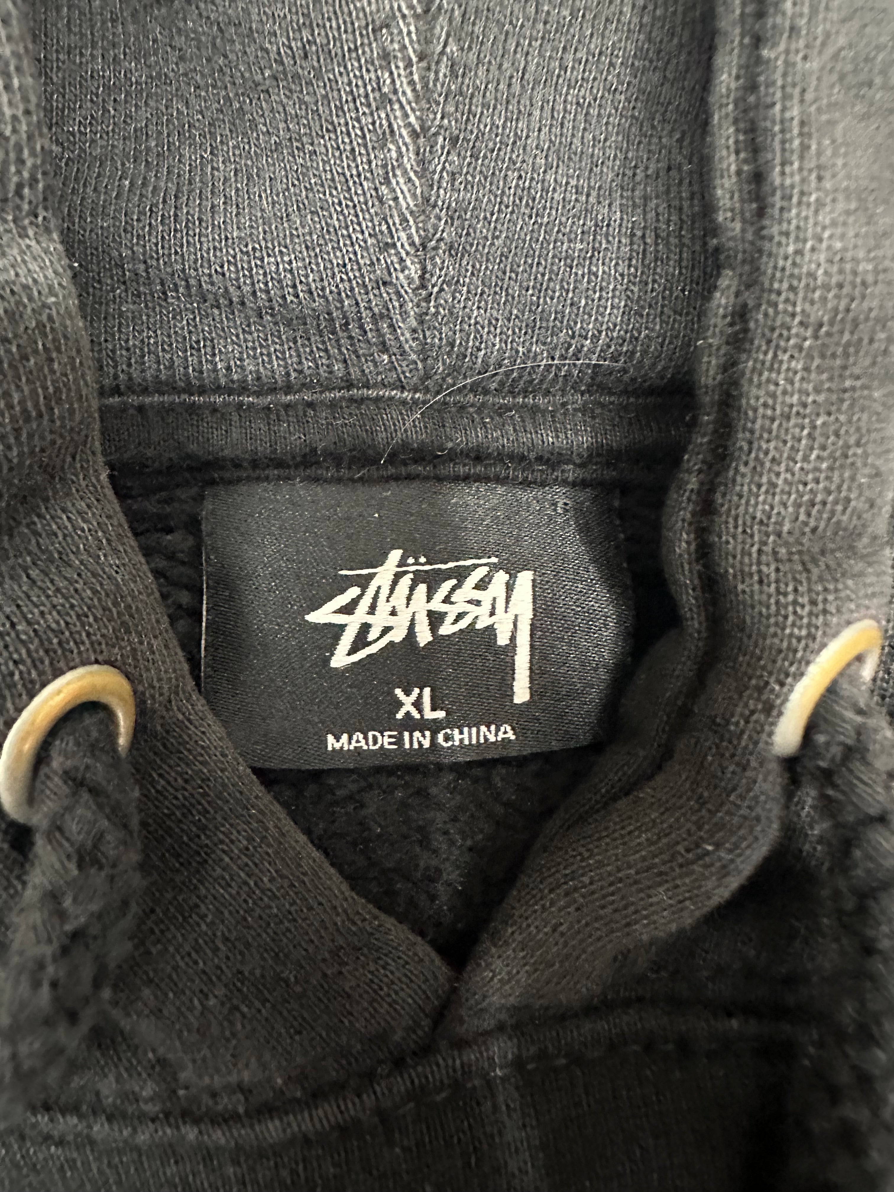 XL] Mid 00s Stussy Shadow man Hoodie – wengerball vintage