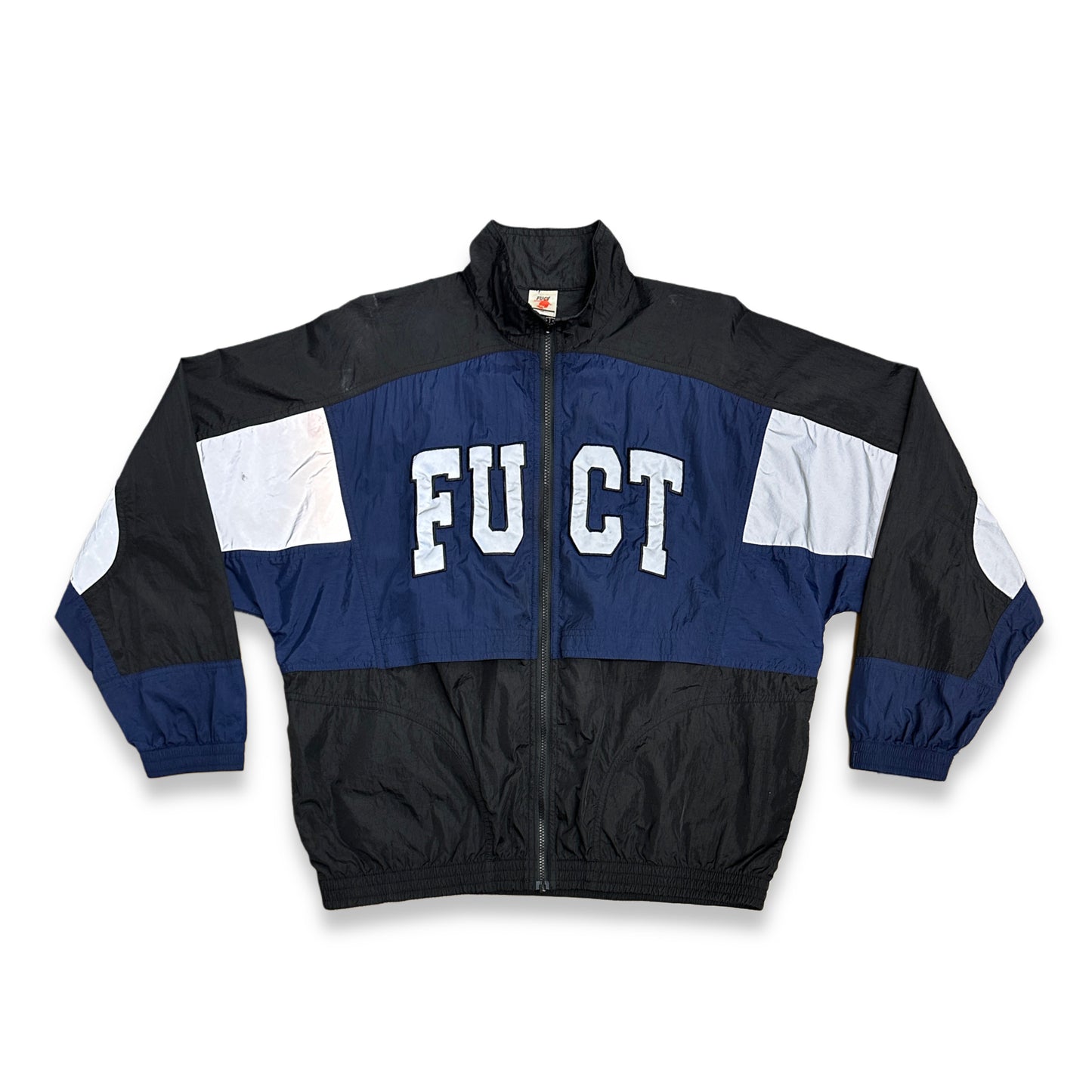 [L] FUCT Reflective Nylon Track Jacket