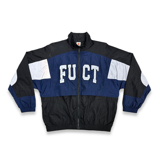 [L] FUCT Reflective Nylon Track Jacket