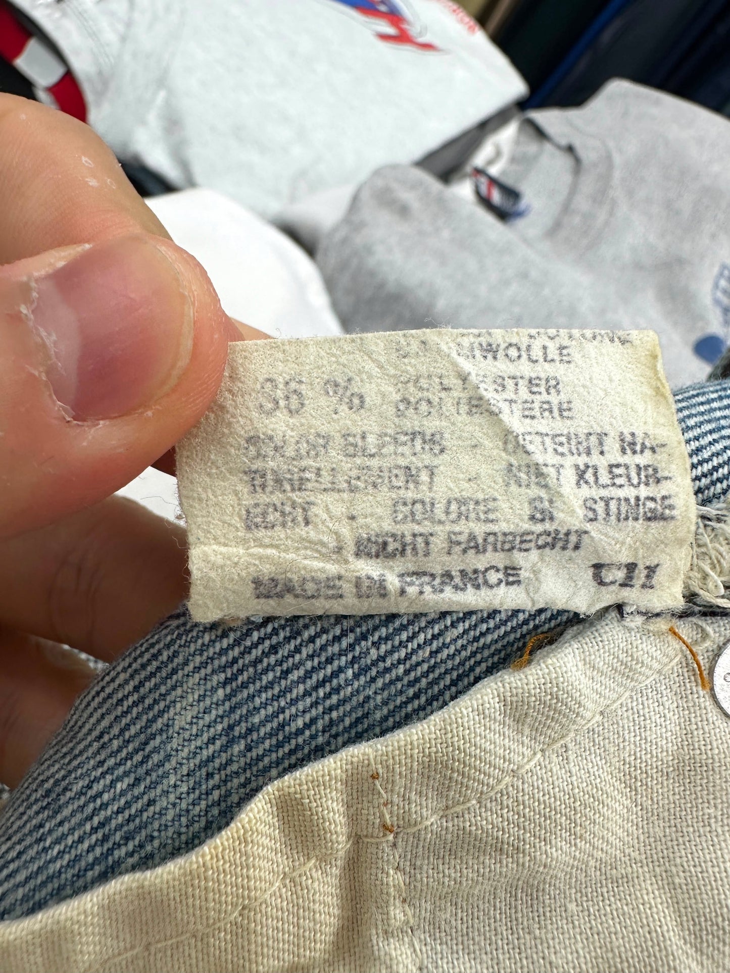 [38x33] 1991’ France Levi‘s 505 Denim Pants