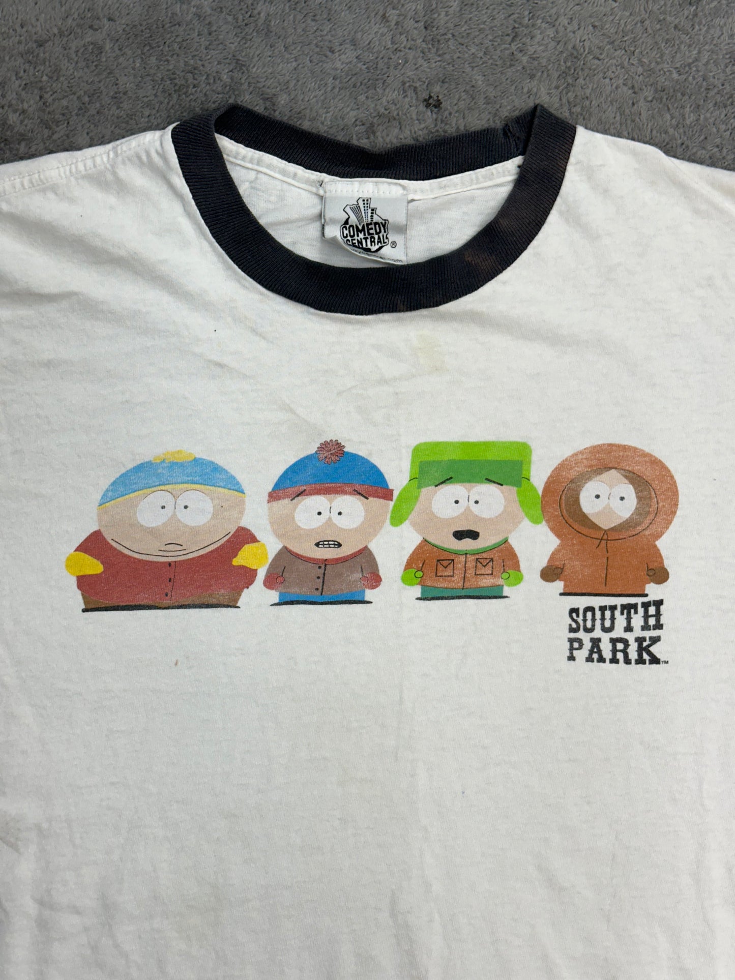 [L] 2005' South Park Cartoon Ringer Tee