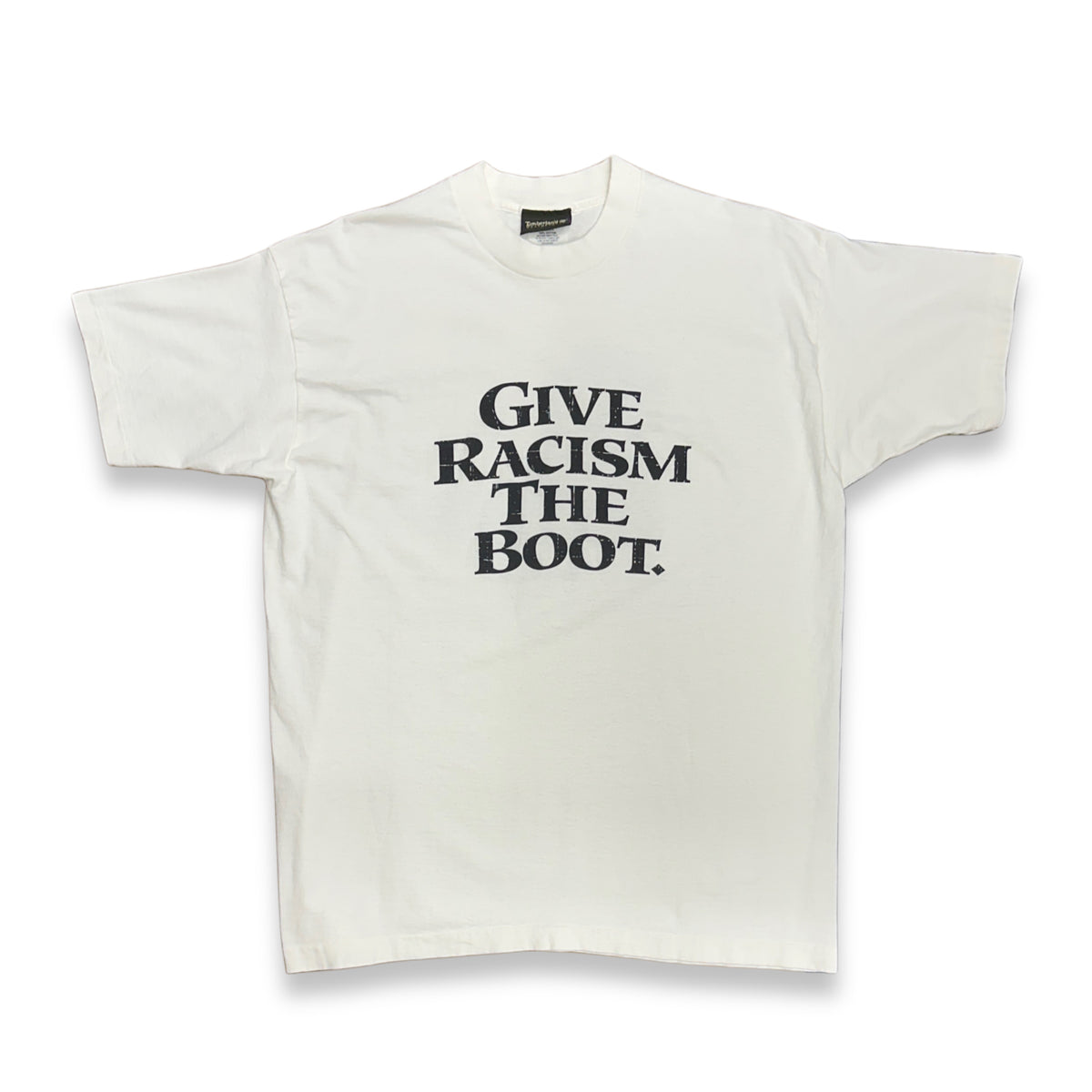[XL] 1992' Give Racism The Boot Timberland Advertise Tee