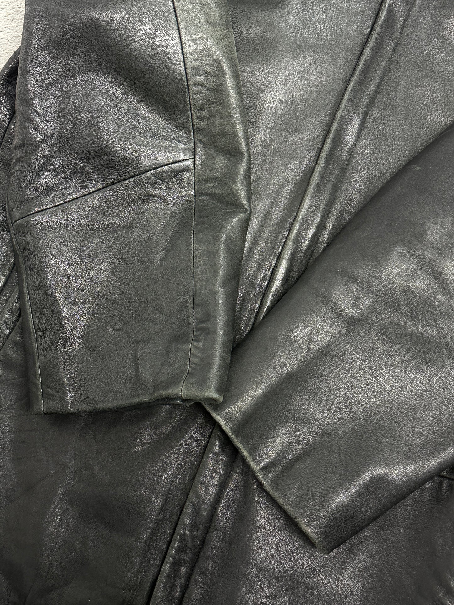 [L] 00s HUGO BOSS Lamb Skin Leather Jacket