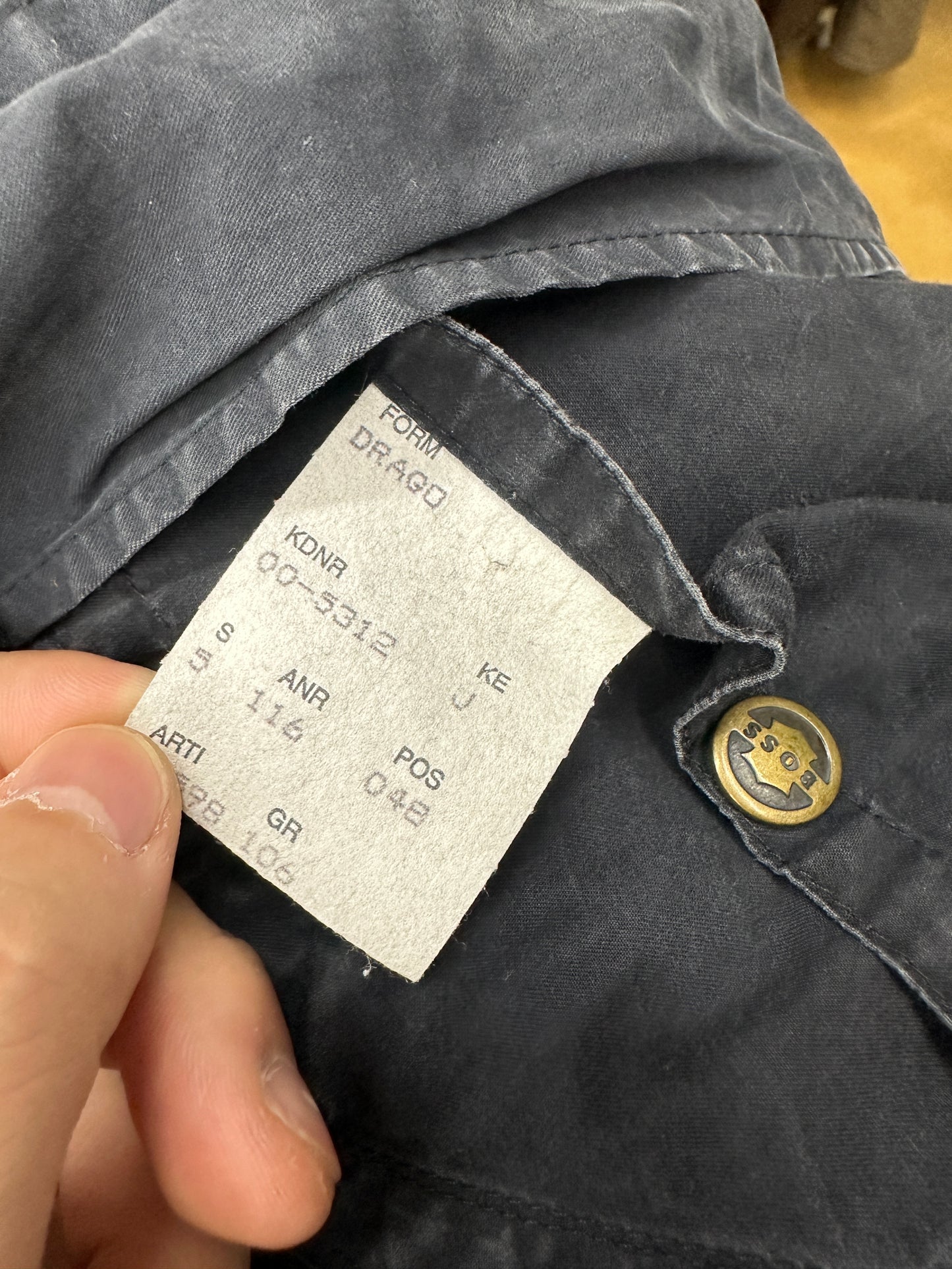[XL] 80s HUGO BOSS Faded Bomber Jacket