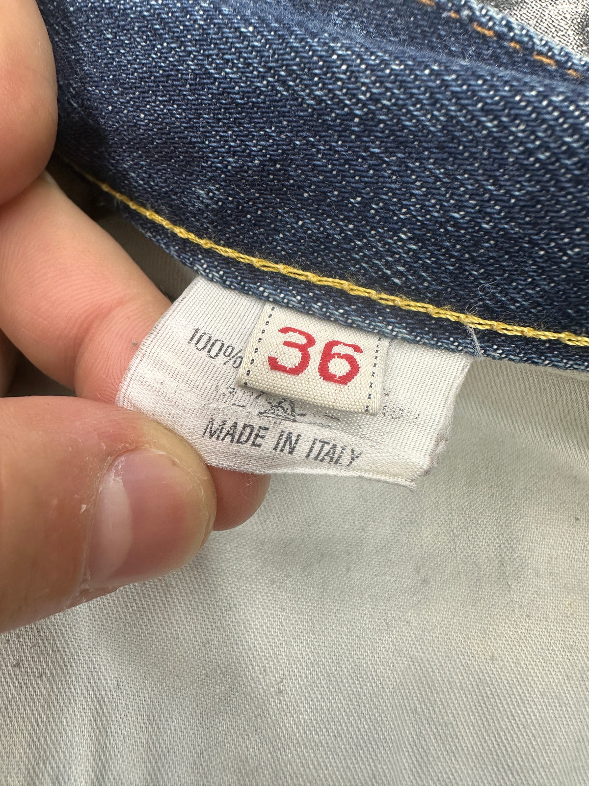 [36] 00s Evisu Italy Selvedge Denim Pants