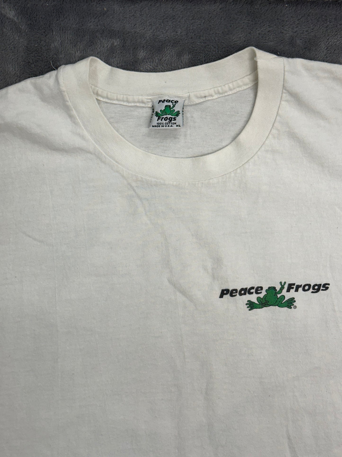 [XL] 1996‘ Peace Frogs Logo Tee
