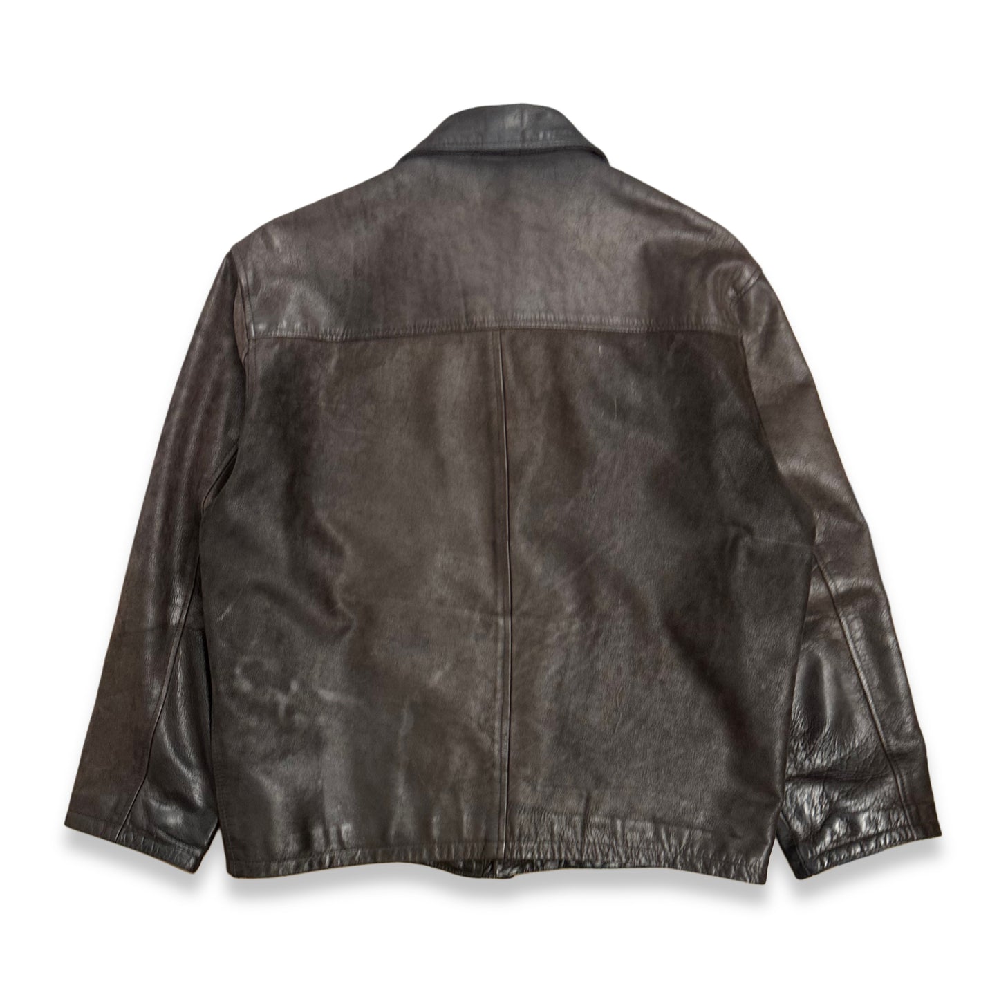 [L] 90s Vera Pelle Vegetable Leather Jacket