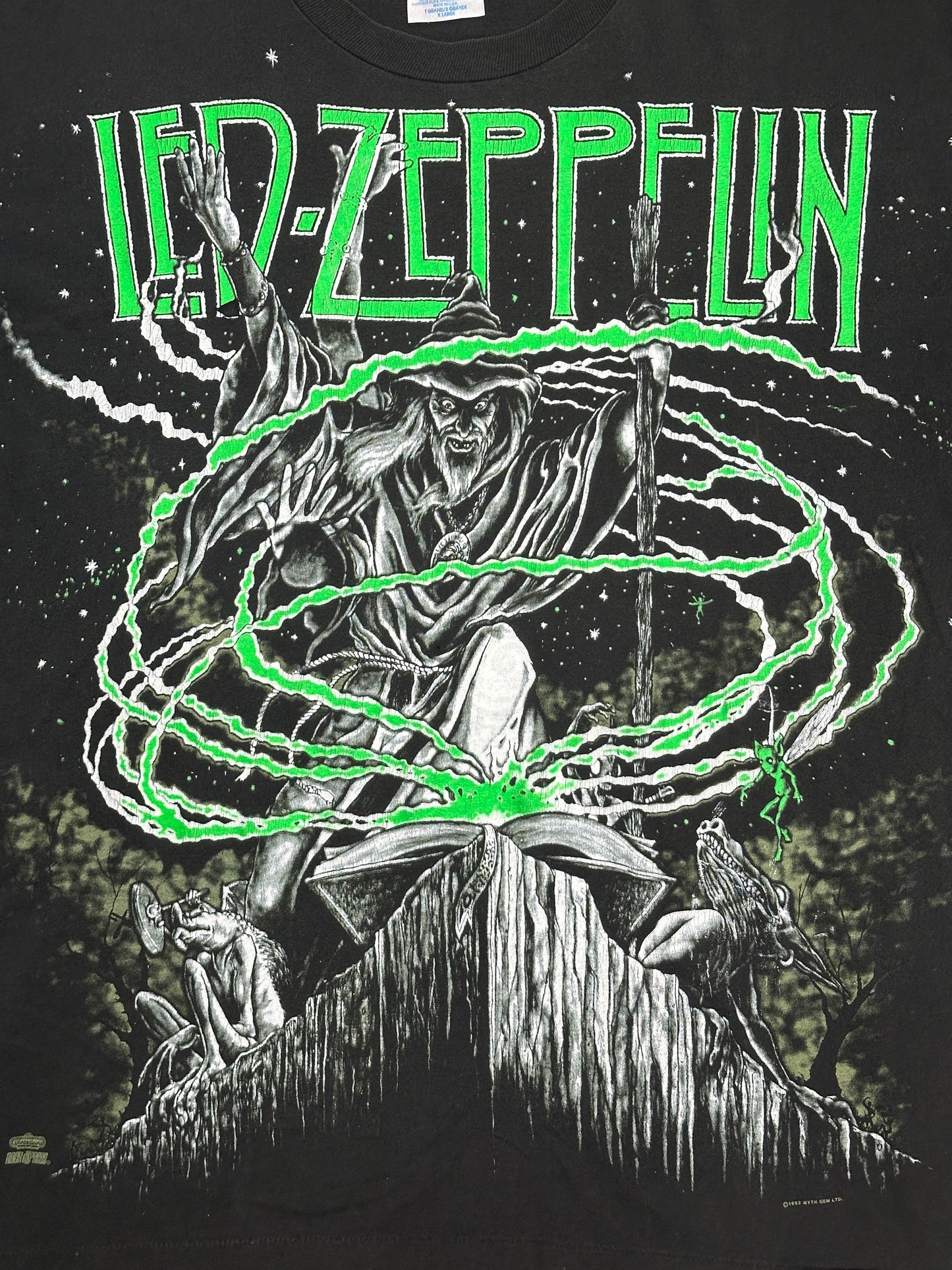 [XL] 1992' LED ZEPPELIN All Over Printed Tee