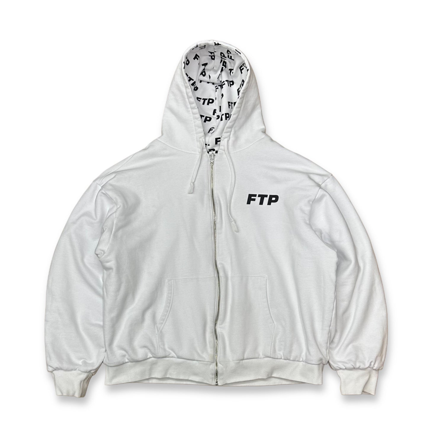 [3XL] 23FW FTP Reversible Logo Hoodie Zip-up