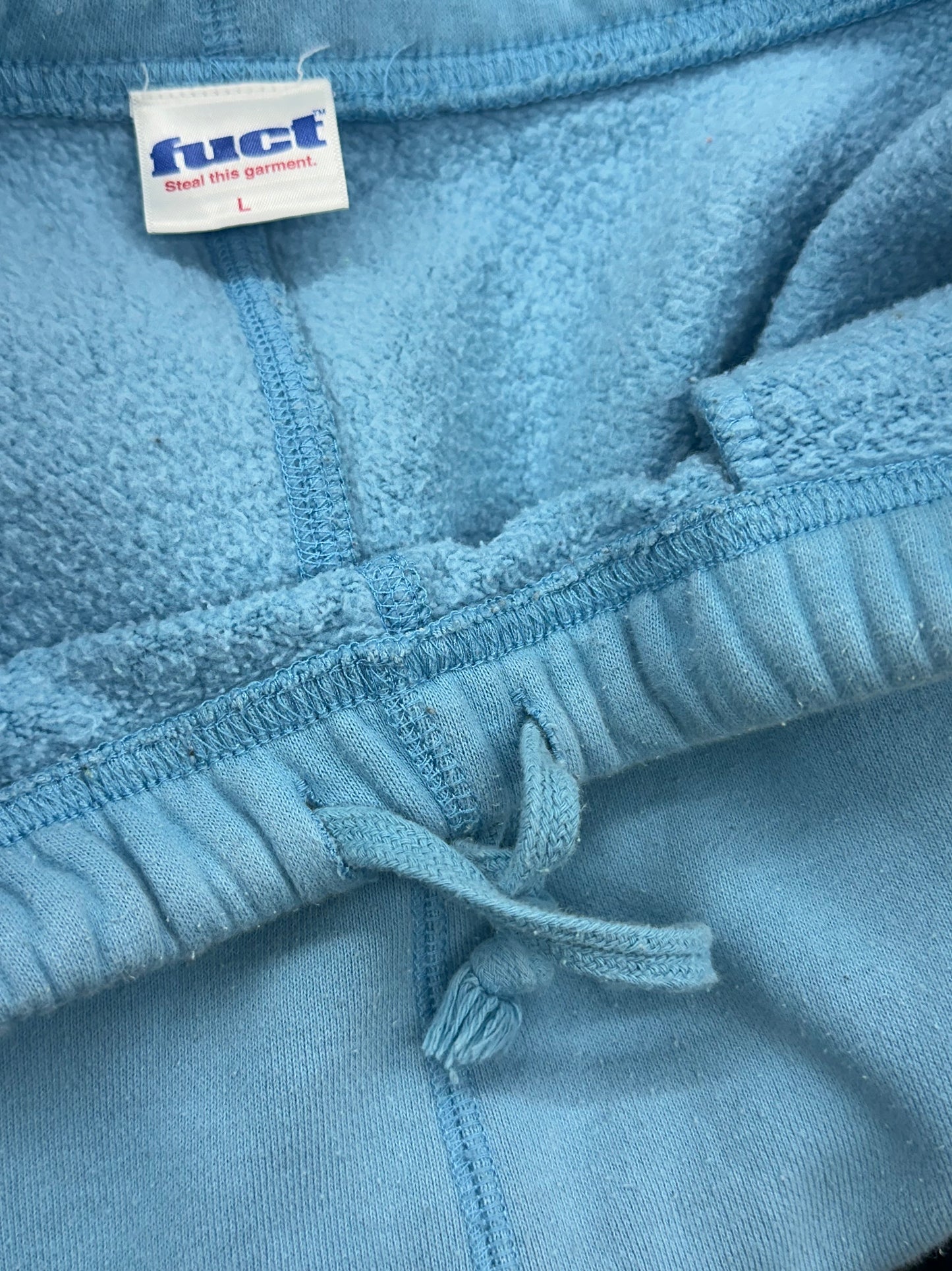 [L] FUCT Sky blue SweatPants