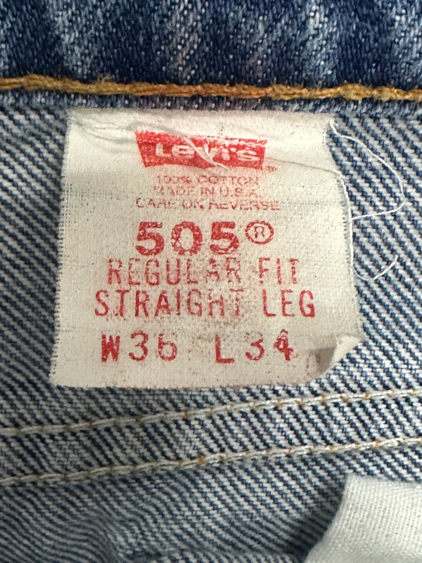 [36x34] 1996' Levi's 505 Denim Pants