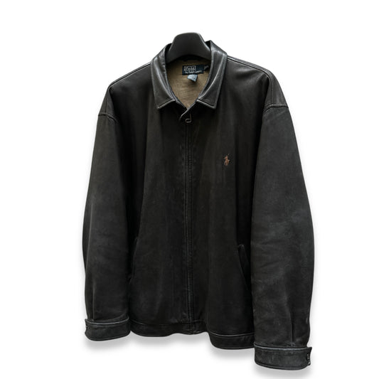 [XXL] 90s Polo by Ralph Lauren Maxwell Leather Jacket