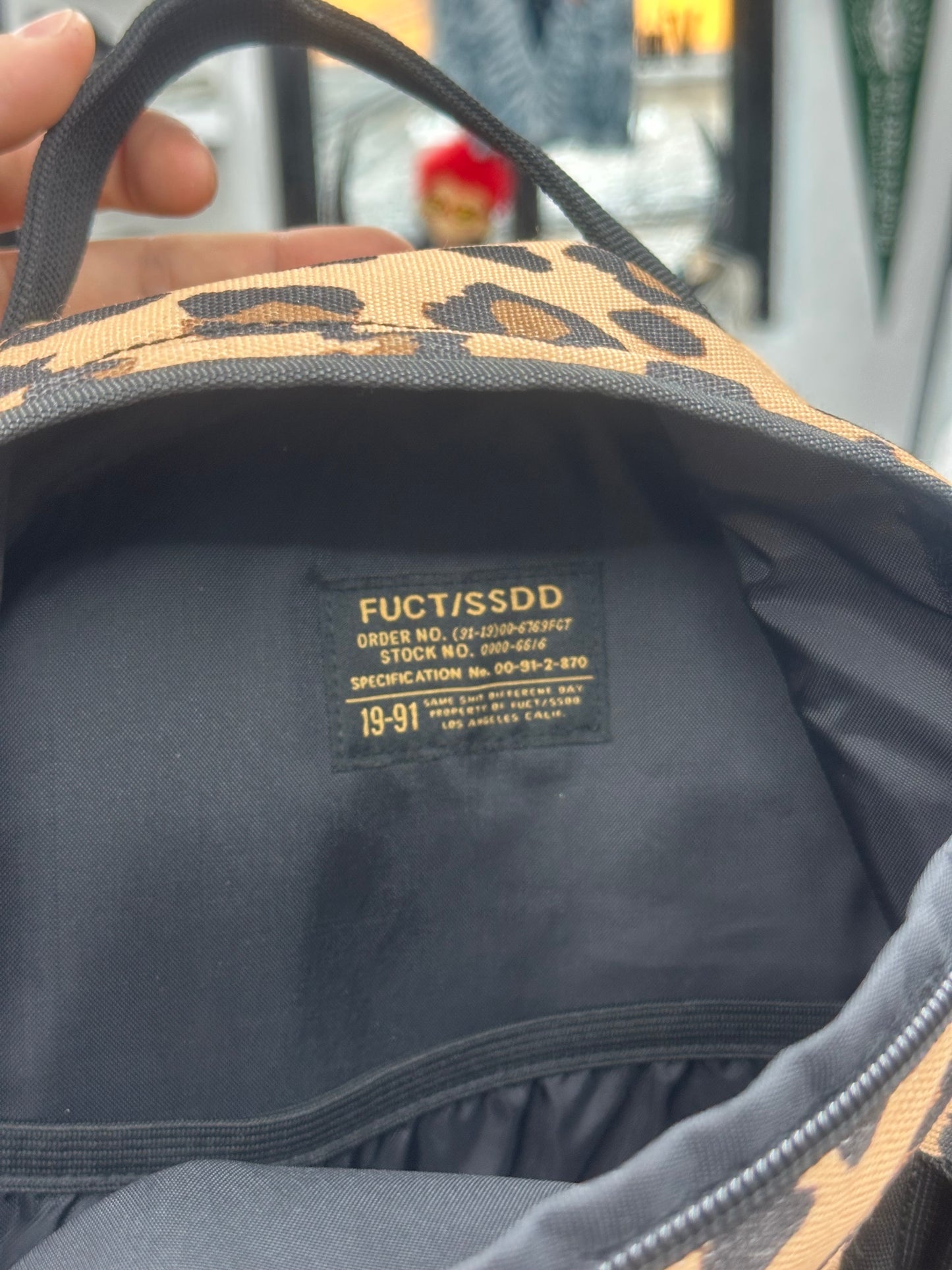 [OS] FUCT SSDD Leopard Backpack