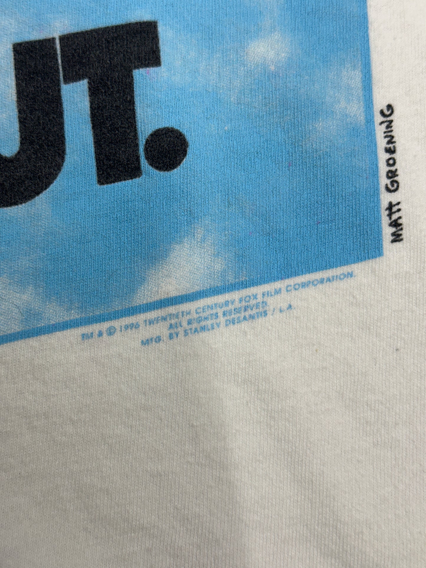 [M] 1996' the Simpsons Just Donut Tee