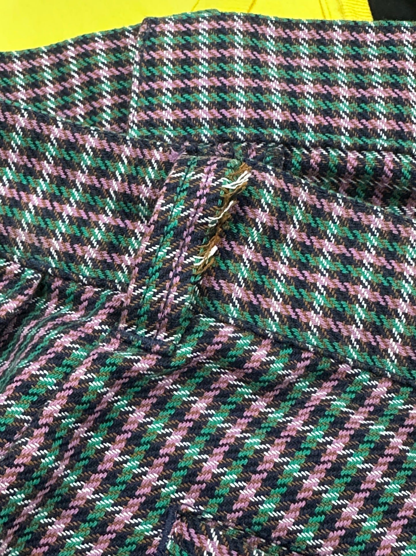 [34] Supreme Plaid Work Pants