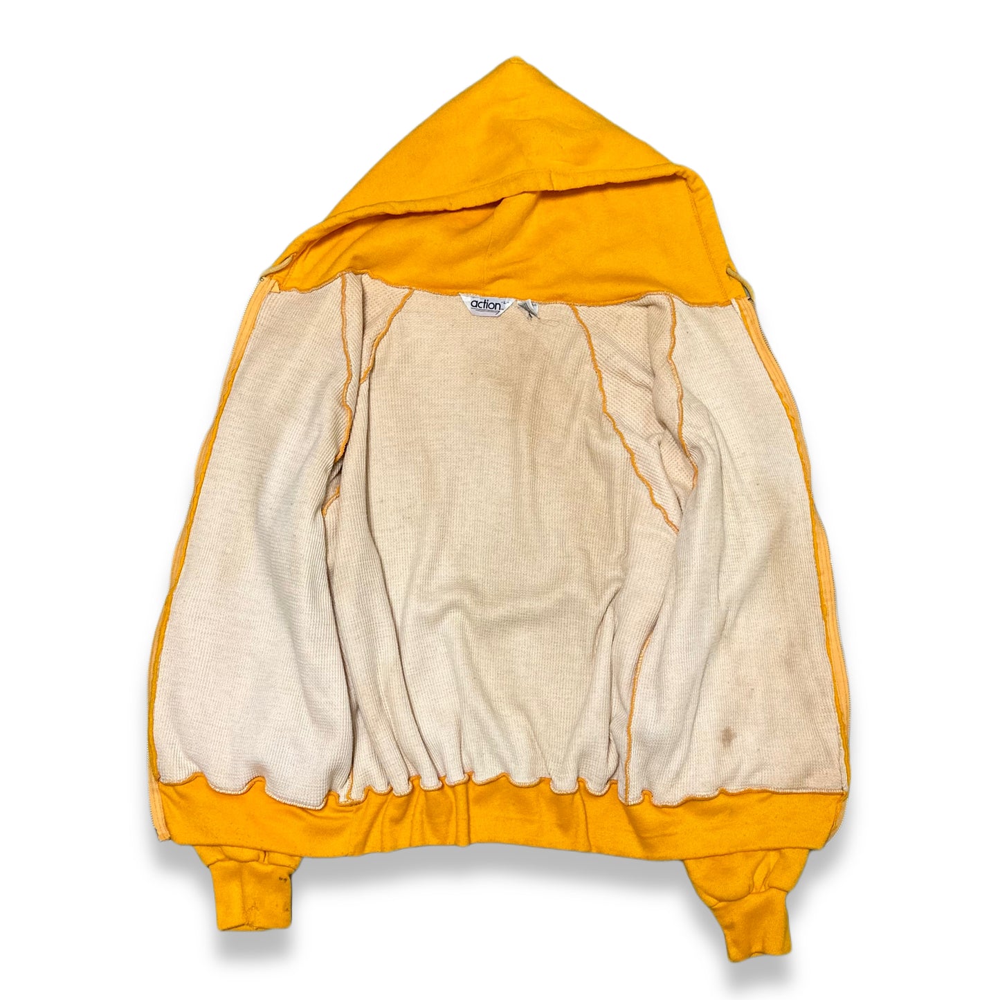 70s Doubleface Thermal Hoodie Zip-Up