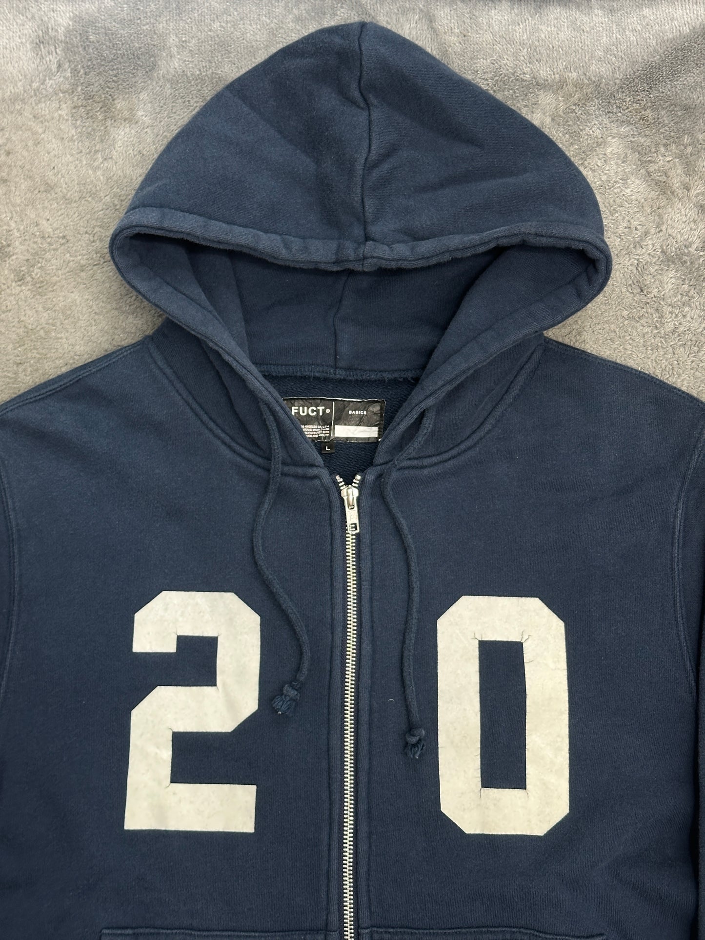 [L] 00s FUCT Basics Hood Zip-up